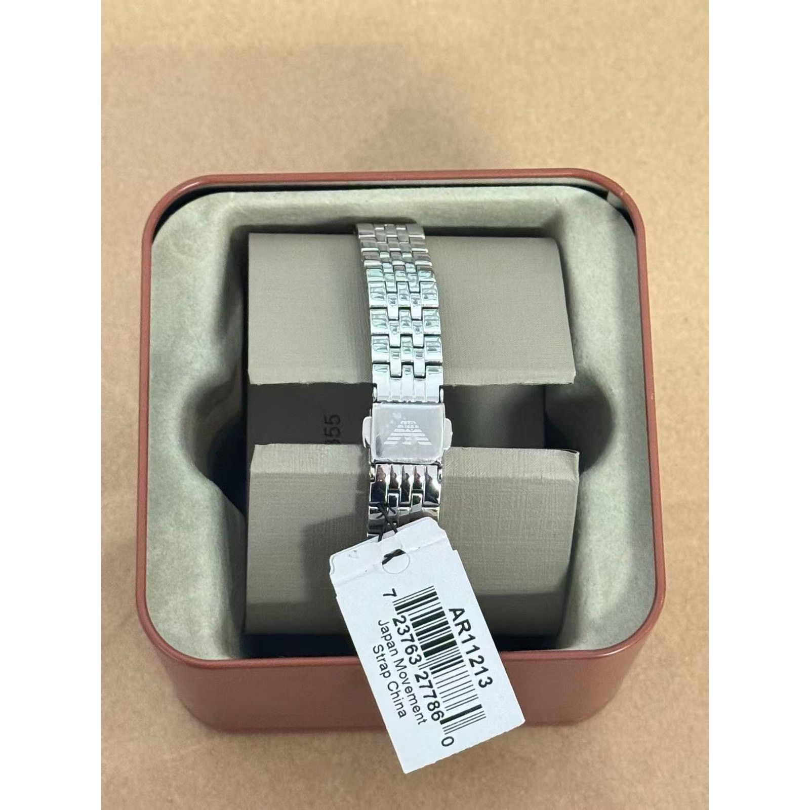 Emporio Armani Emporio Armani AR11213 Women's Watch Modern Slim Silver Dial Size ONE SIZE - 2 Thumbnail