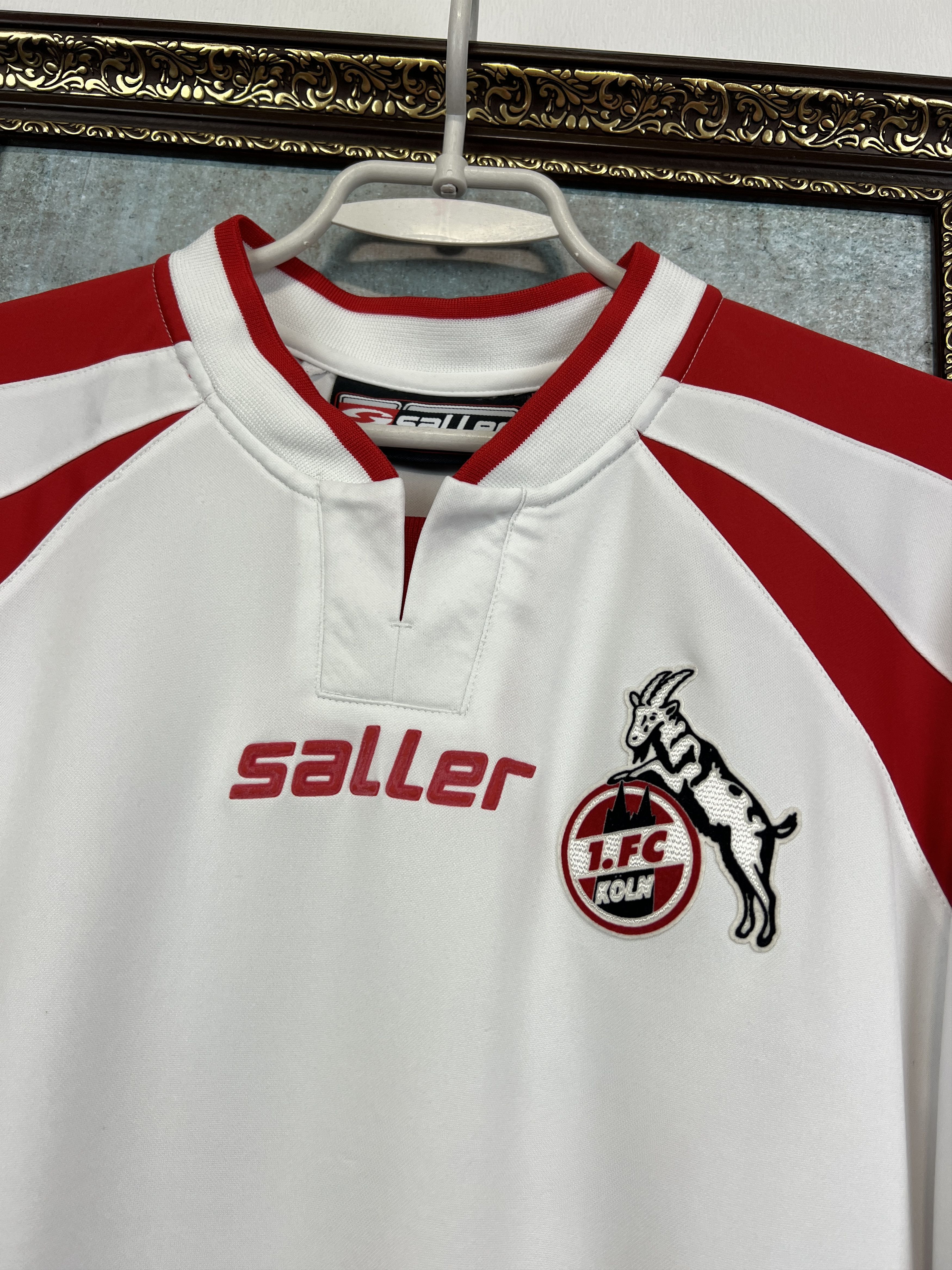 Vintage Koln Home football shirt 2003 Soccer Saller Jersey Trikot Size US XL / EU 56 / 4 - 3 Thumbnail