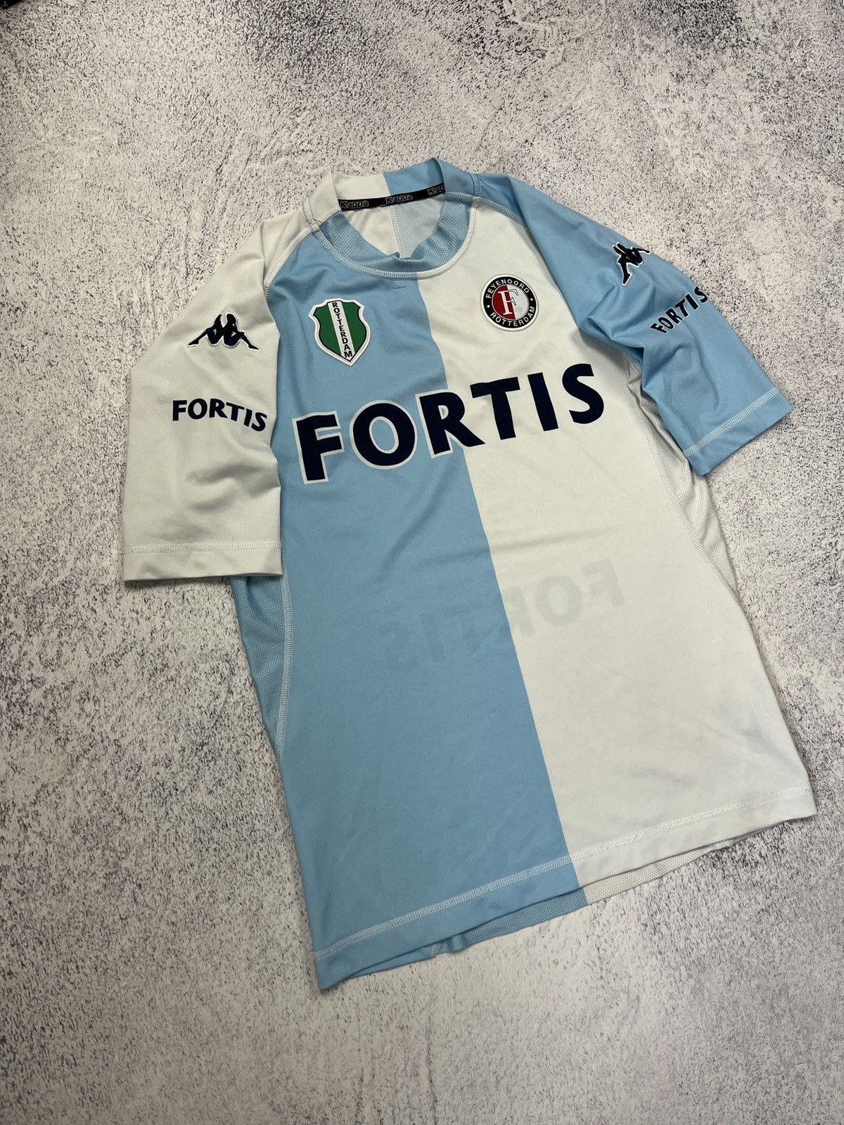 Kappa Vintage Feyenoord 2004/05 Away Soccer Jersey Football Shirt Size US L / EU 52-54 / 3 - 3 Thumbnail