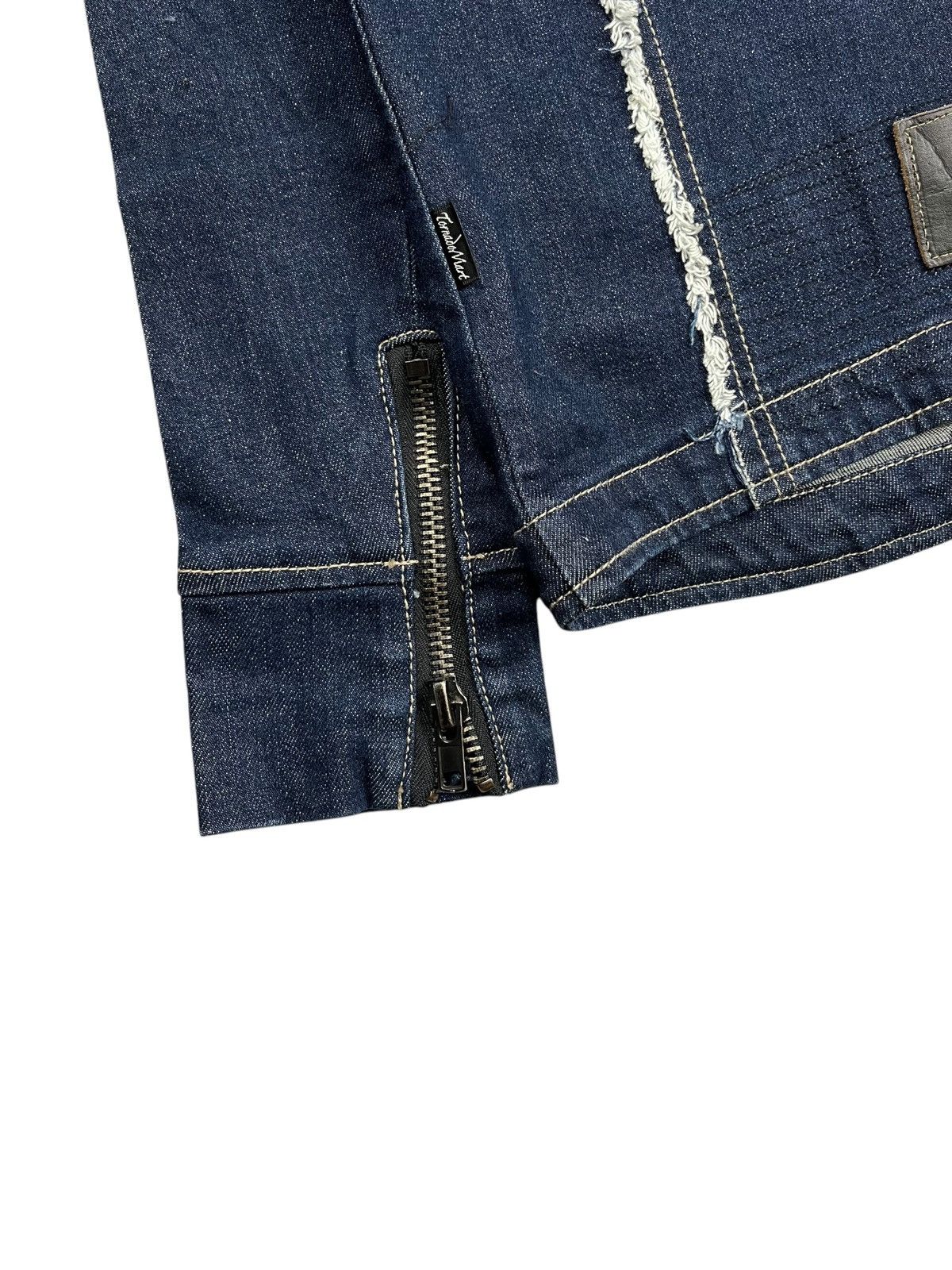 If Six Was Nine 2000s Tornado Mart - Vkei Style Denim Jacket Size US L / EU 52-54 / 3 - 15 Thumbnail