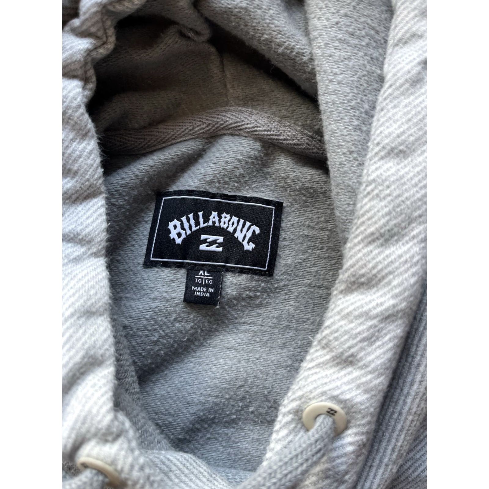 Billabong Billabong Hoodie Sweatshirt Mens XL Gray Solid Pocket Surf Beach LUAU Casual Pullover Hooded Modern Classic Size US XL / EU 56 / 4 - 5 Thumbnail