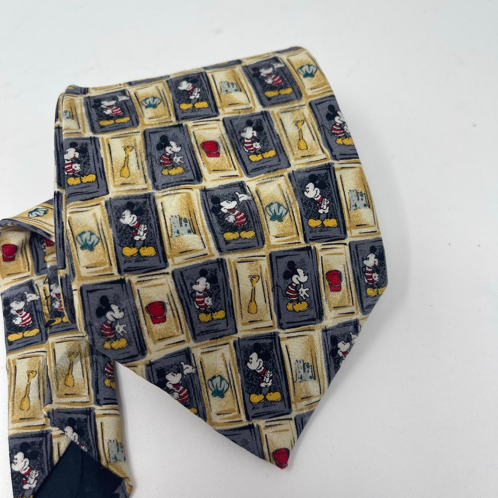 Disney Vintage Disney World Mickey Mouse silk tie Size ONE SIZE - 2 Thumbnail