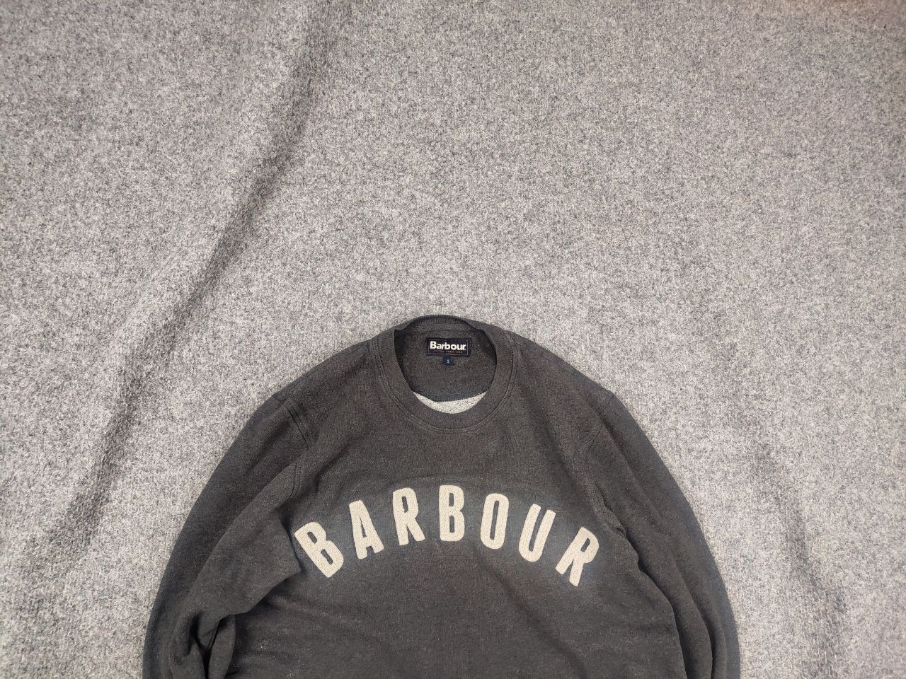 Barbour Barbour prep logo crew neck Dark sweatshirt Vintage Style Size US S / EU 44-46 / 1 - 2 Thumbnail
