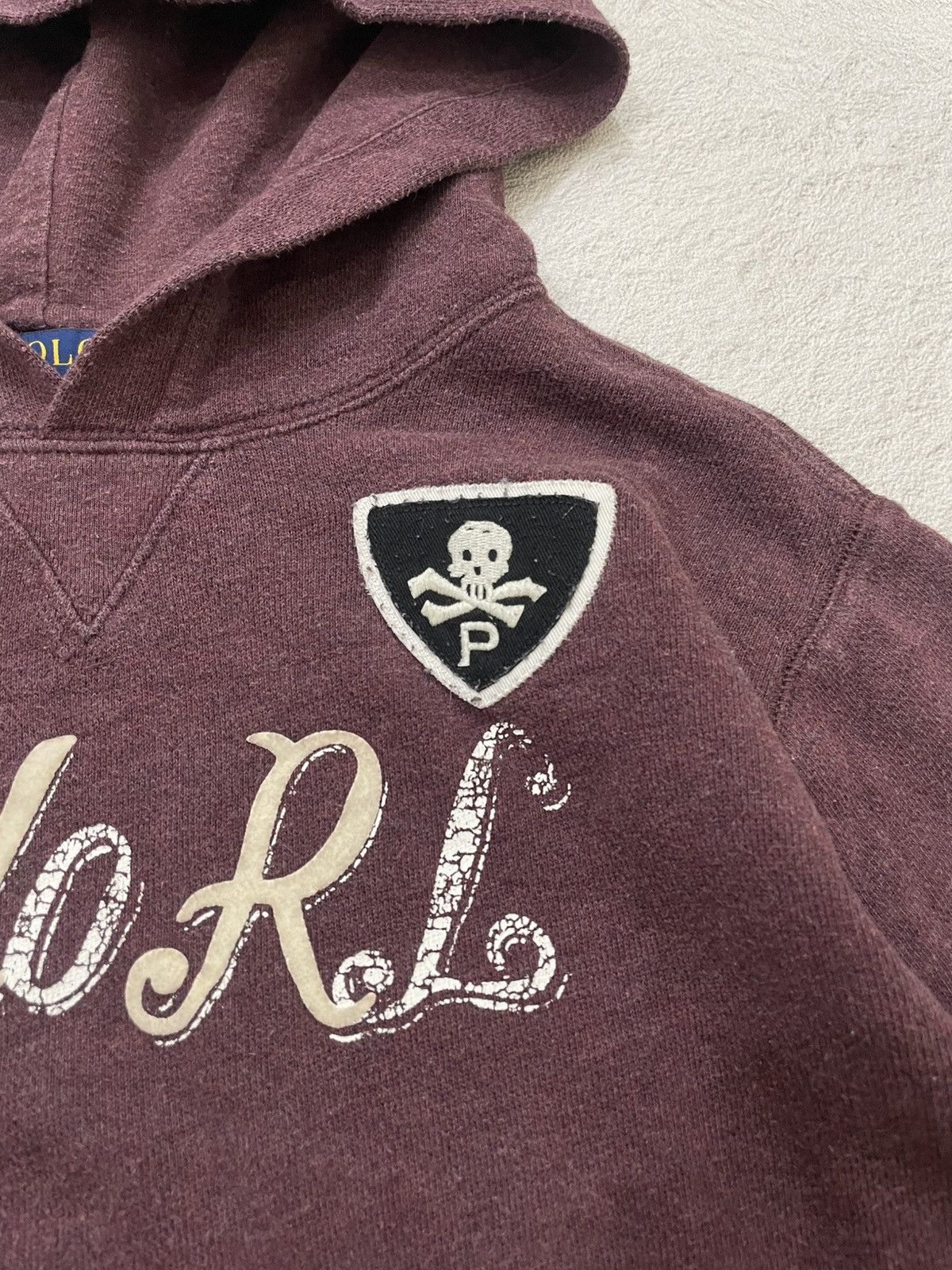 Polo Ralph Lauren 2000s RRL Burgundy Hooded Patch Mastermind If6was9 Y2K LGB Size US M / EU 48-50 / 2 - 4 Thumbnail