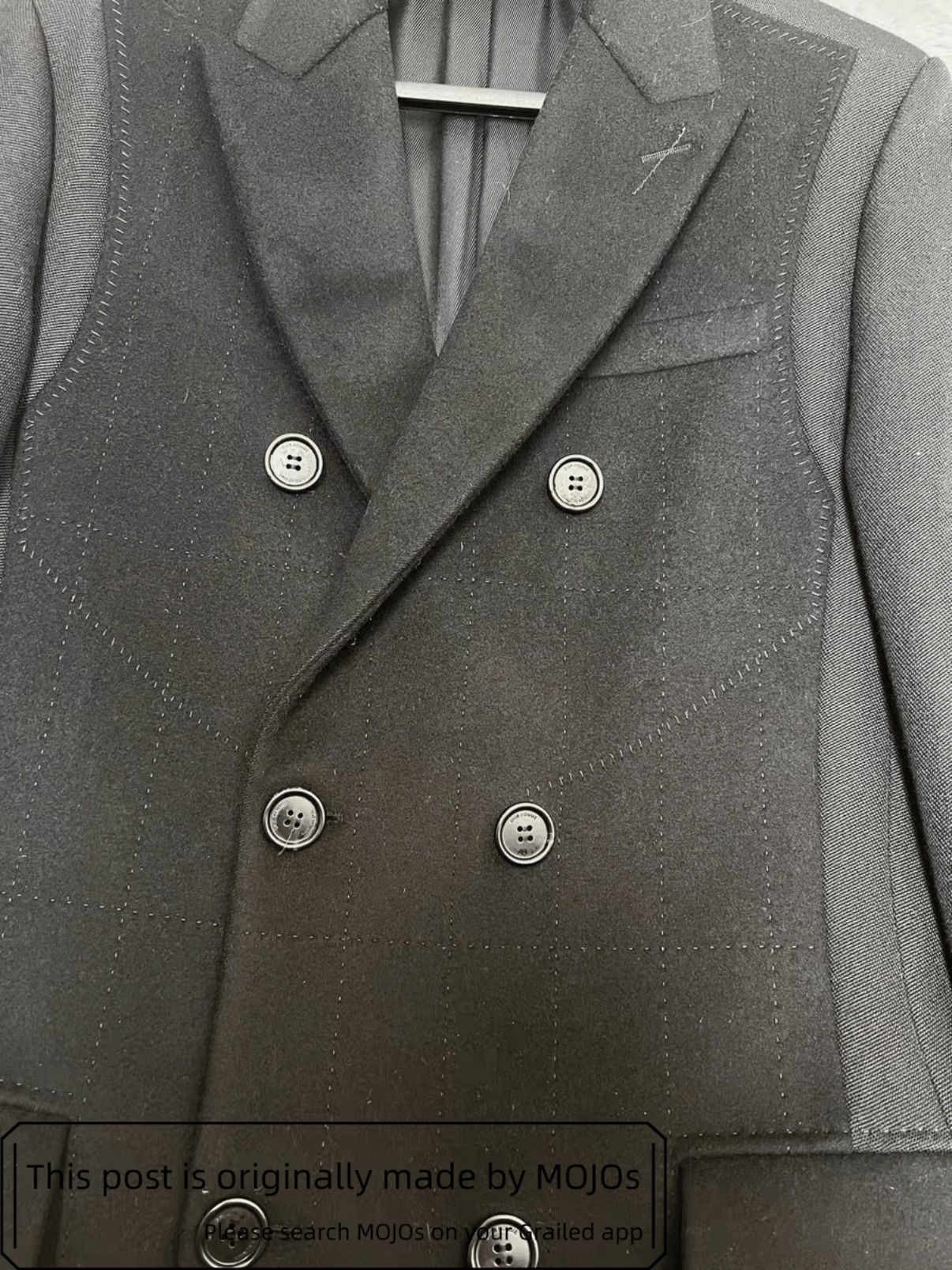 Dior Sz 46 Dior 18AW Joint Wool Coat mojos1121122 Size US S / EU 44-46 / 1 - 4 Thumbnail