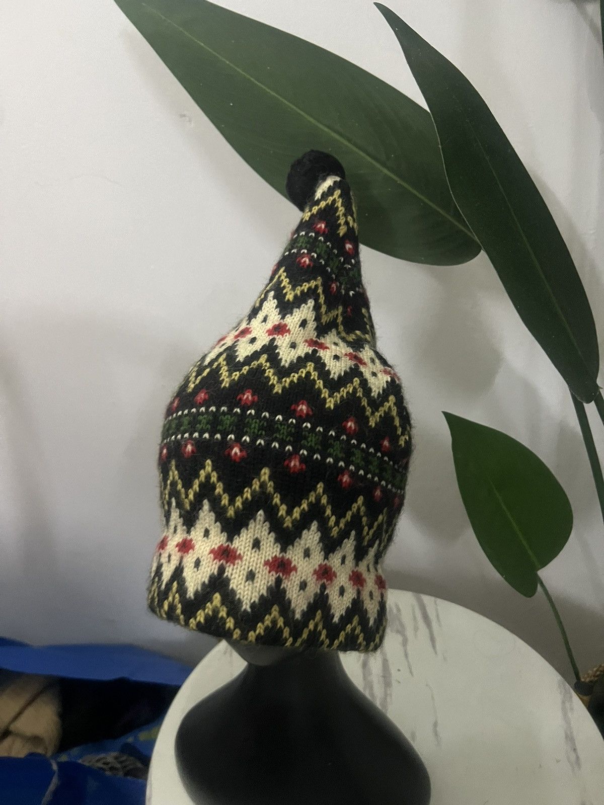 By Walid × Japanese Brand VINTAGE NAVAJO WOOL LONG BEANIE Size ONE SIZE - 2 Thumbnail
