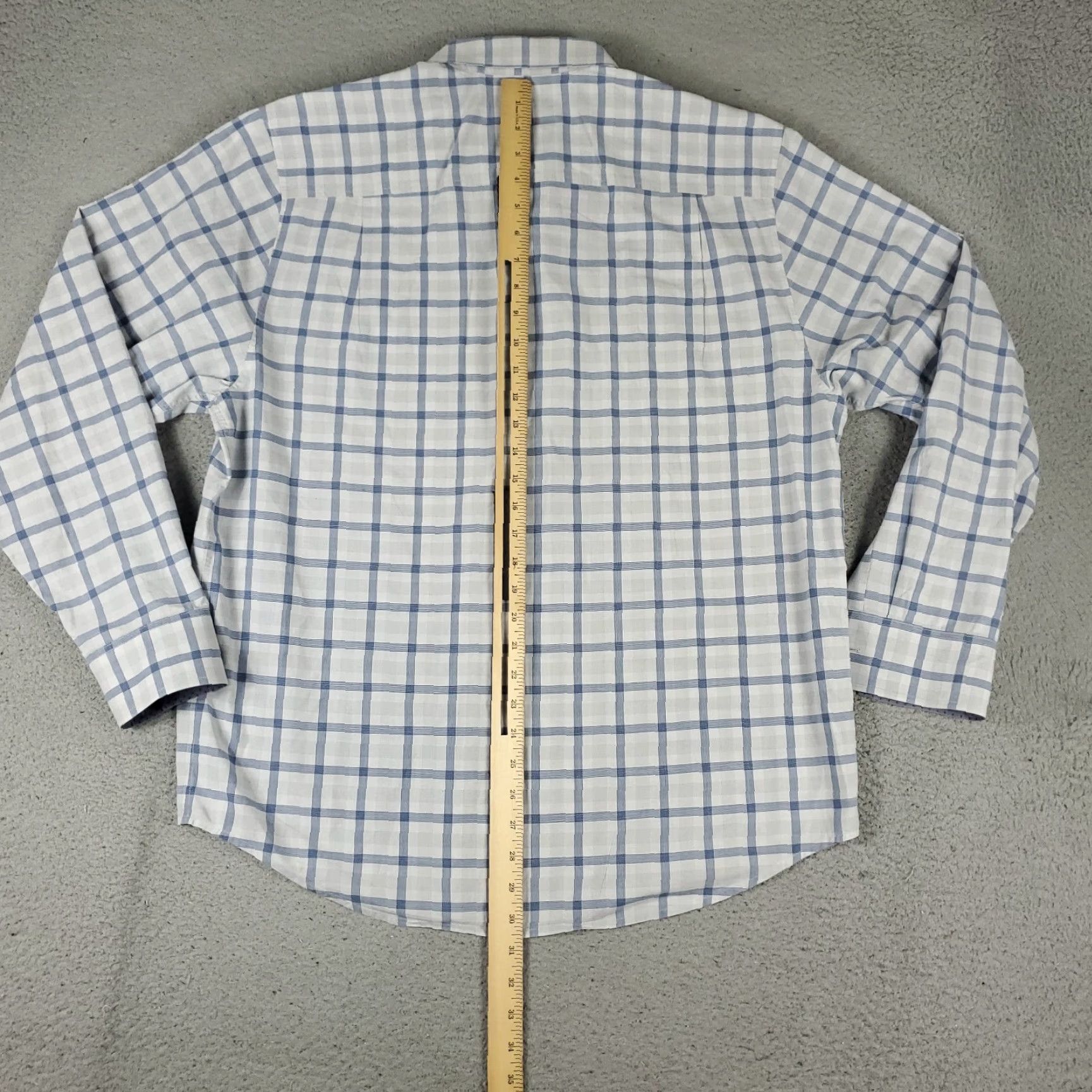 Tommy Bahama Tommy Bahama Shirt Mens Large Blue Plaid Cotton Button-Up Long Sleeve Size US L / EU 52-54 / 3 - 3 Thumbnail