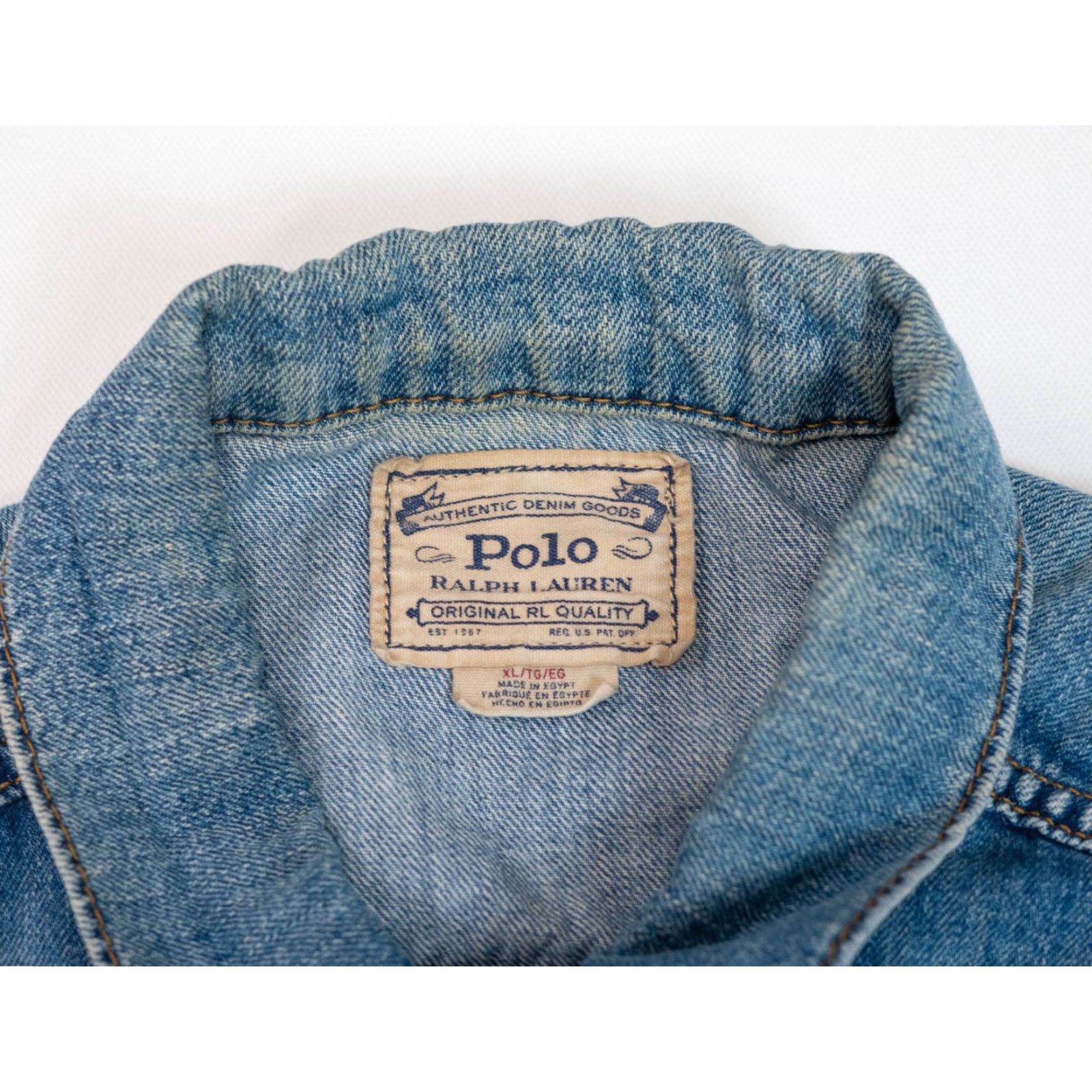 Polo Ralph Lauren **Polo Ralph Lauren Denim Jean Jacket XL Crop Blue** User: **Polo Ralph Lauren Denim Jean Jacket Size XL Crop Blue** Size 40" / US 18 - 4 Thumbnail