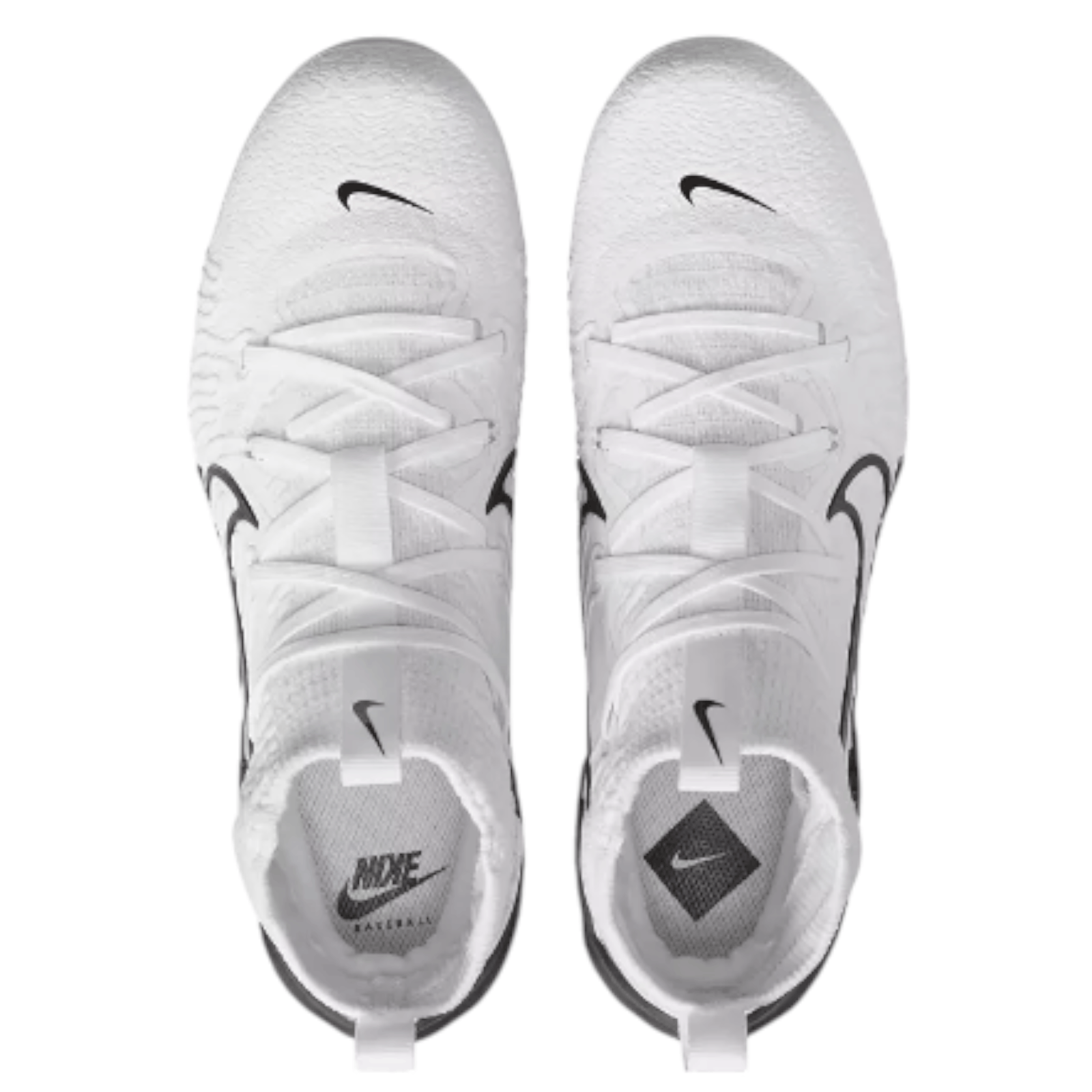 Nike Nike Alpha Huarache NXT White Black Metal Cleats DJ6517-101 Size US 8.5 / EU 41-42 - 3 Thumbnail