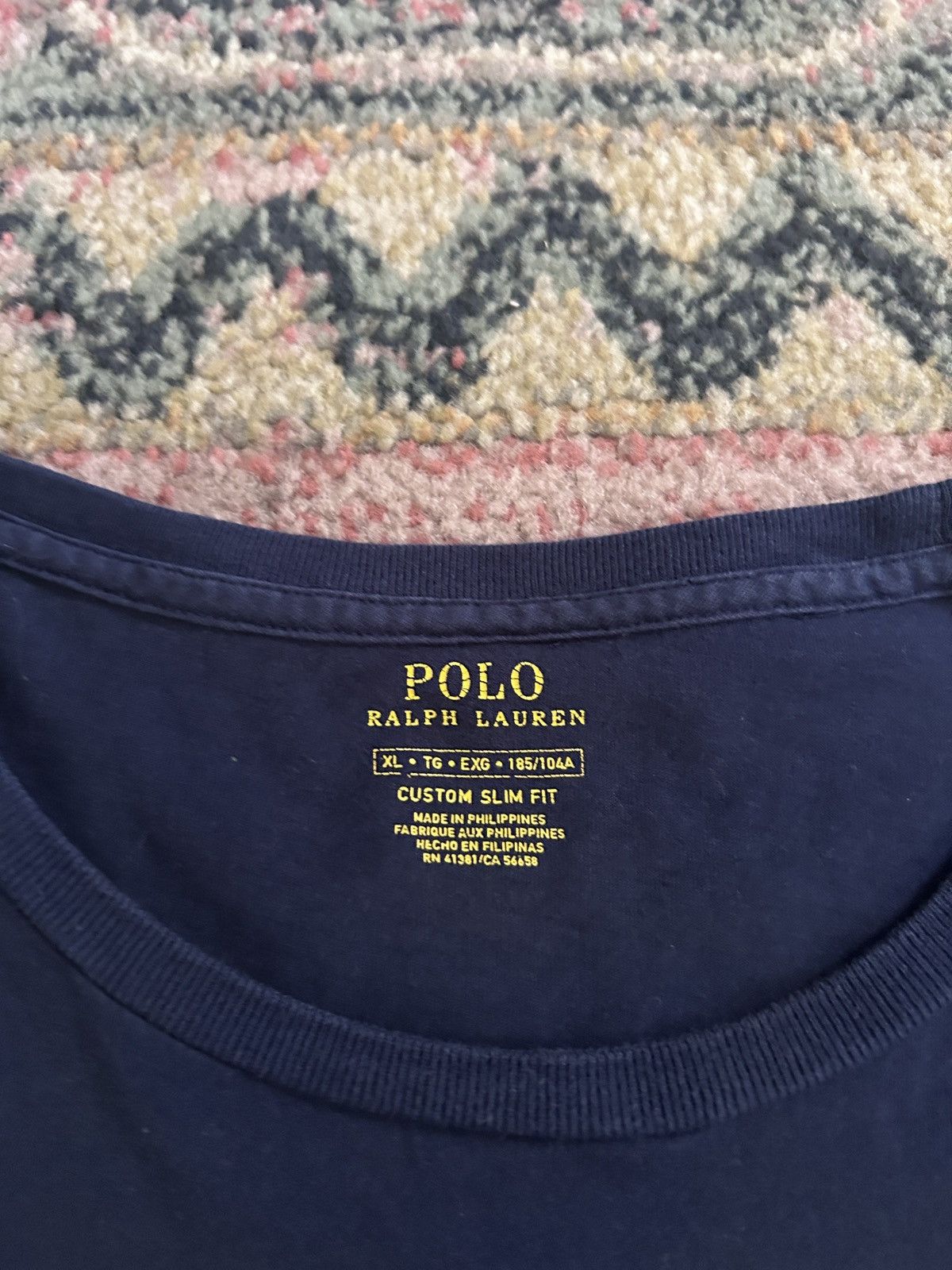 Polo Ralph Lauren Polo Ralph Lauren Mens Long Sleeve T-Shirt Size US XL / EU 56 / 4 - 4 Thumbnail