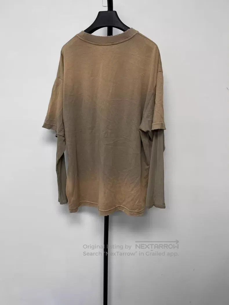 Acne Studios Acne Studios Ripped Two-Piece Long Sleeve T-Shirt, Women's Size XS / US 0-2 / IT 36-38 - 2 Thumbnail