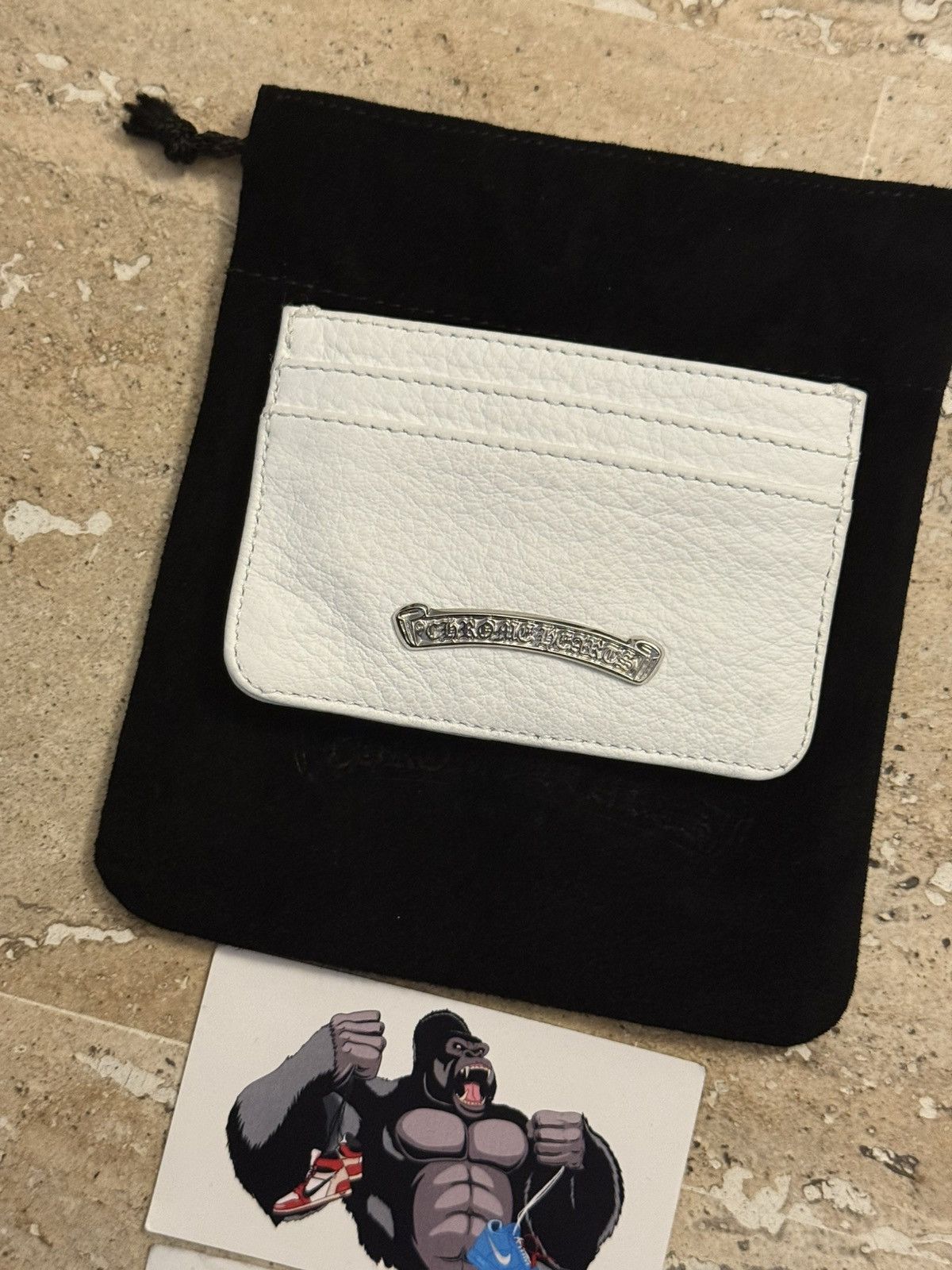 Chrome Hearts Chrome Hearts White Heart Card Holder Size ONE SIZE - 4 Thumbnail