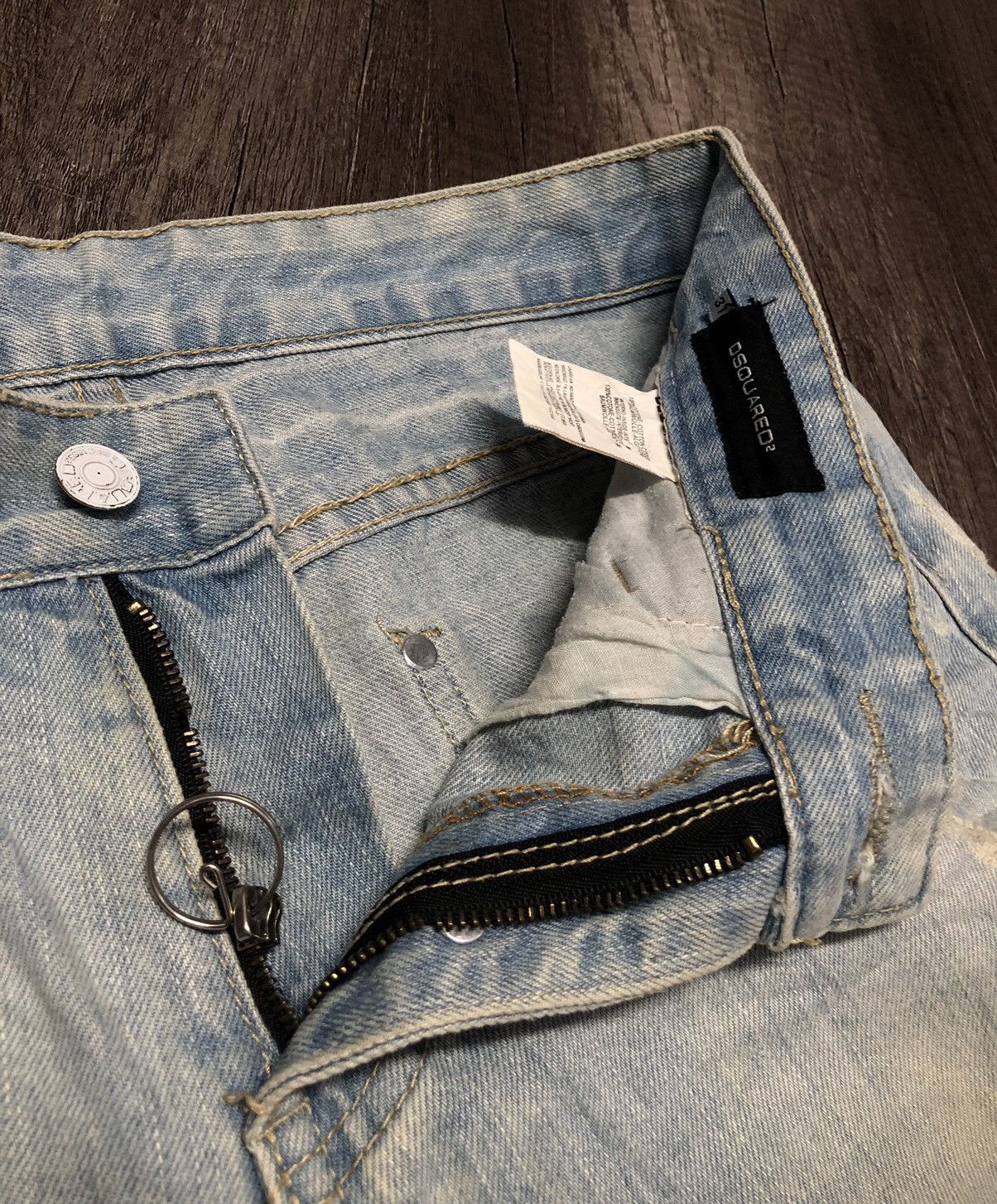 Designer × Dsquared2 × Vintage DSQUARED2 DISTRESSED DENIM JEANS Size US 30 / EU 46 - 23 Thumbnail
