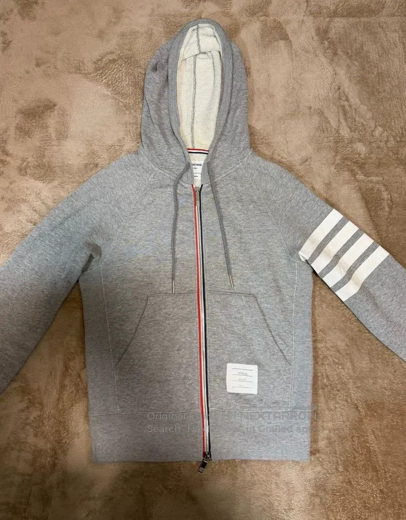 Thom Browne Thom Browne Gray Cardigan Jacket Size US XS / EU 42 / 0 - 1 Thumbnail