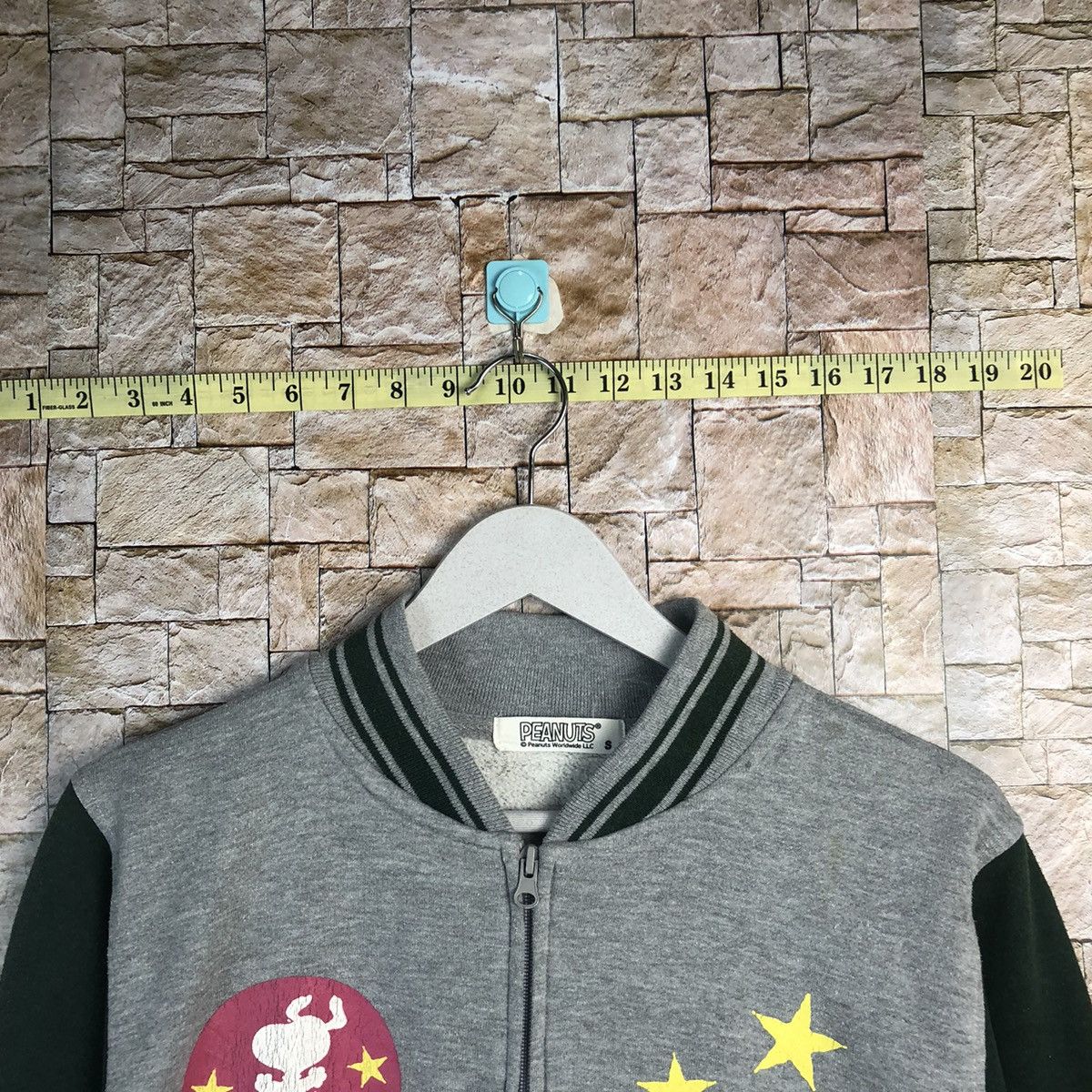 Peanuts Peanuts Snoppy Grey Bombers varsity Jacket #A166 Size US S / EU 44-46 / 1 - 4 Thumbnail