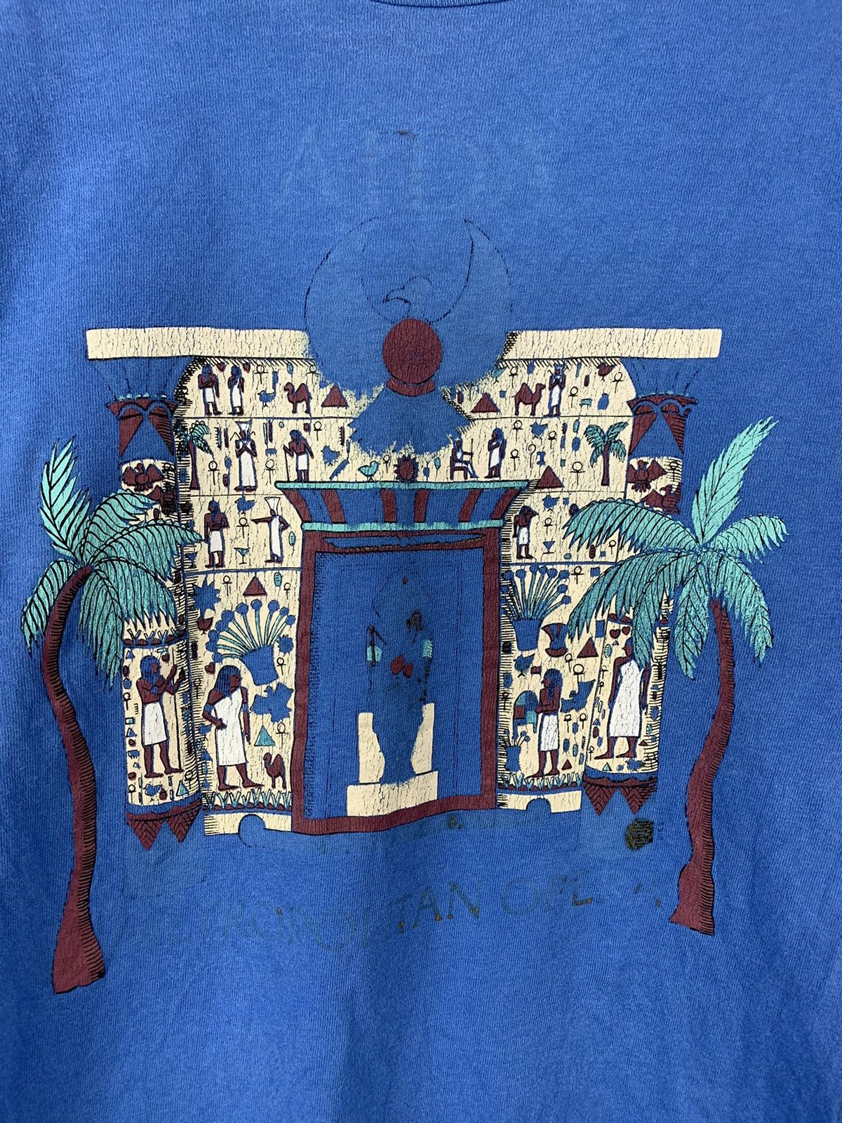Fruit Of The Loom Steals! Vintage 90s FOTL Mumia Aztec Tee Pharaoh Size US M / EU 48-50 / 2 - 3 Thumbnail