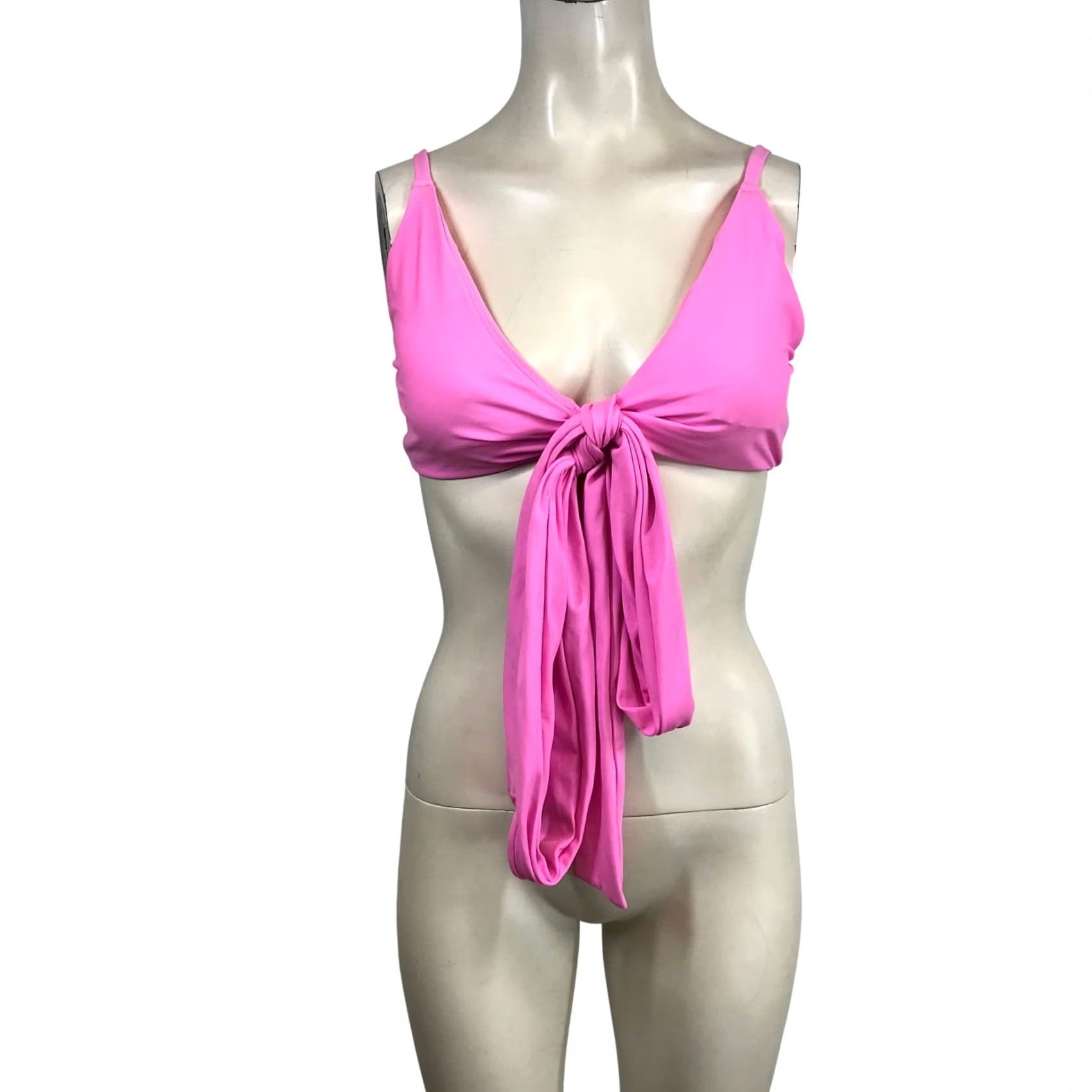 Vintage Aerie Pink Tie Bikini Swim Top Wrap Adjustable Straps Large Size Size L / US 10 / IT 46 - 2 Thumbnail