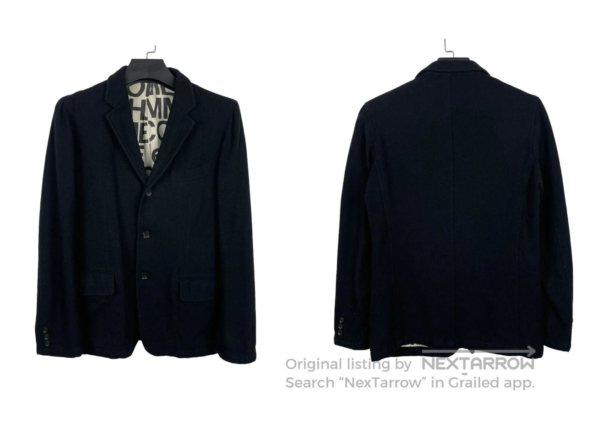 Comme des Garcons Comme Des Garcons Mainline Double-Sided Wool Suit Size US S / EU 44-46 / 1 - 1 Thumbnail