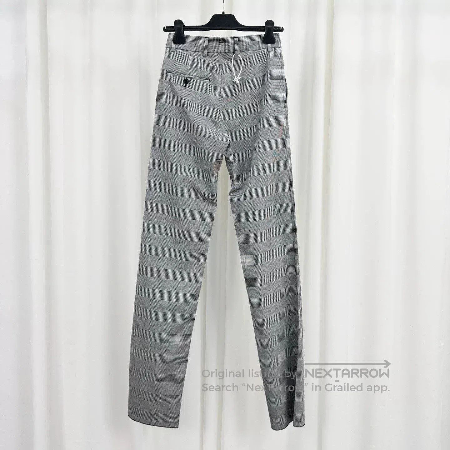 Vetements Vetements Logo Checkered Wool Casual Trousers. Size 28" / US 6 / IT 42 - 2 Thumbnail