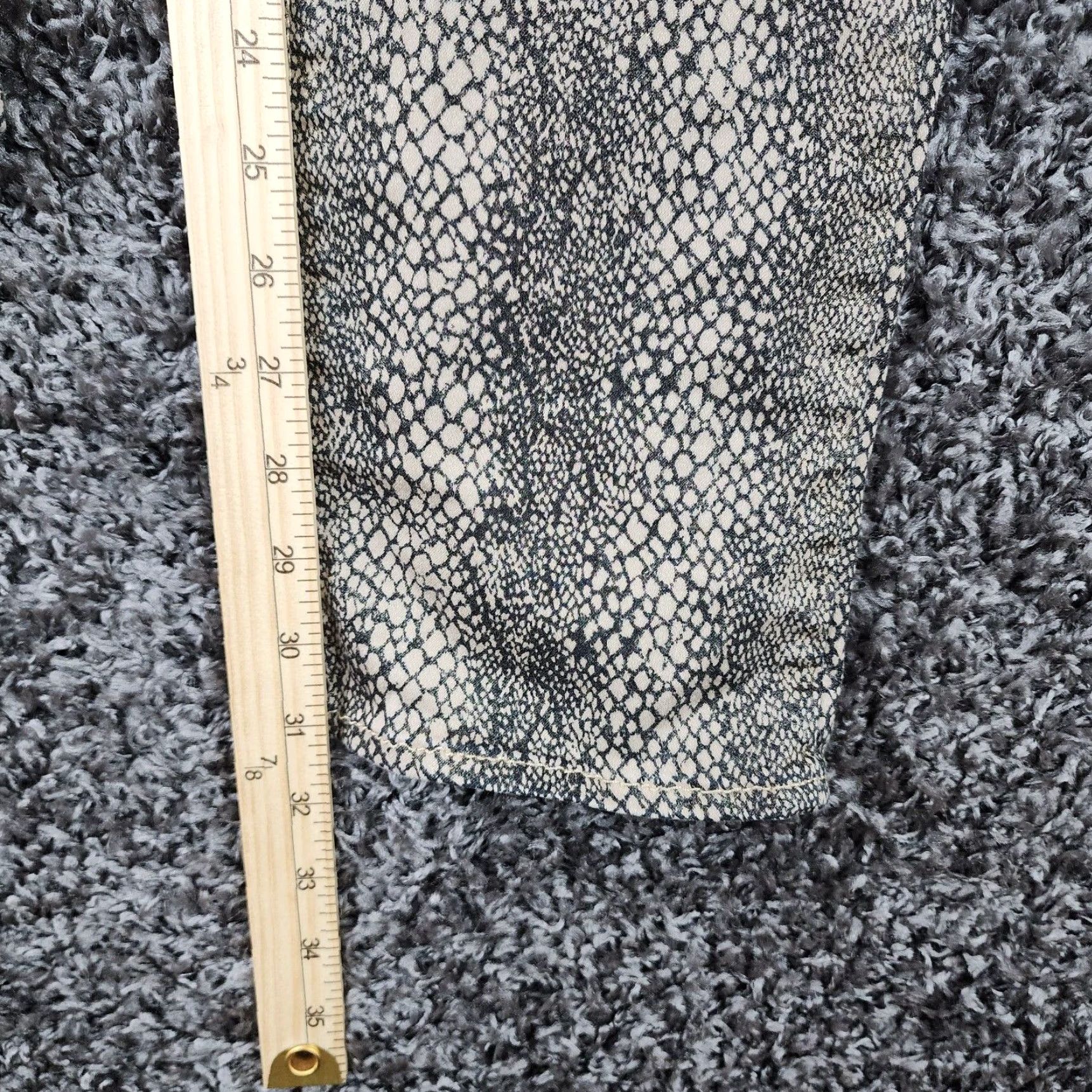 Vintage Rock & Republic Women's Beige Animal Print Chino Pants Size 10 Size 32" / US 10 / IT 46 - 5 Thumbnail