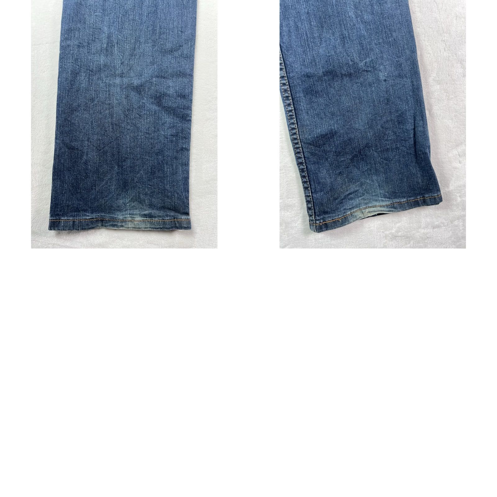Levi's VINTAGE Levi's 514 Jeans Men Regular 34x30 Blue Dark Wash Denim Straight 90s Logo USA Size US 34 / EU 50 - 9 Thumbnail