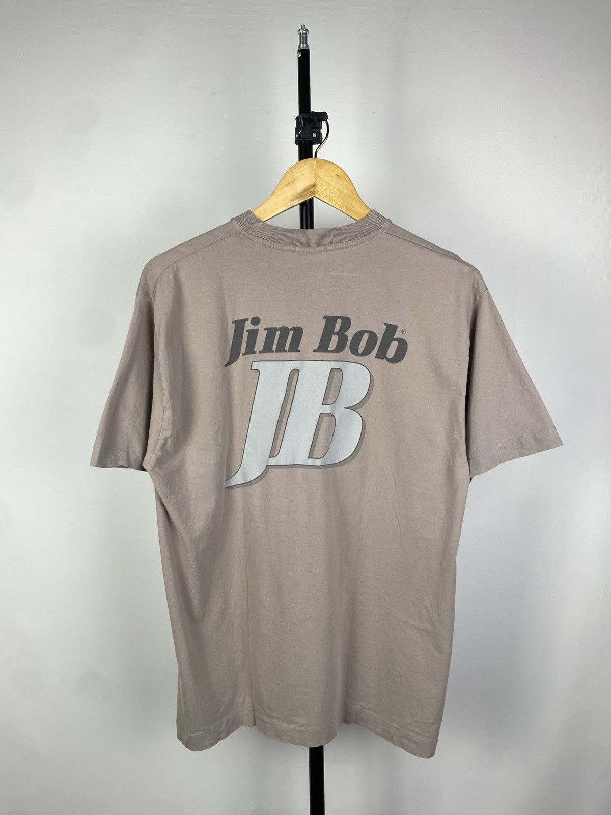 Band Tees × Vintage Vintage 90's Music Logo Jim Bob Y2K T-Shirt Size US M / EU 48-50 / 2 - 7 Thumbnail
