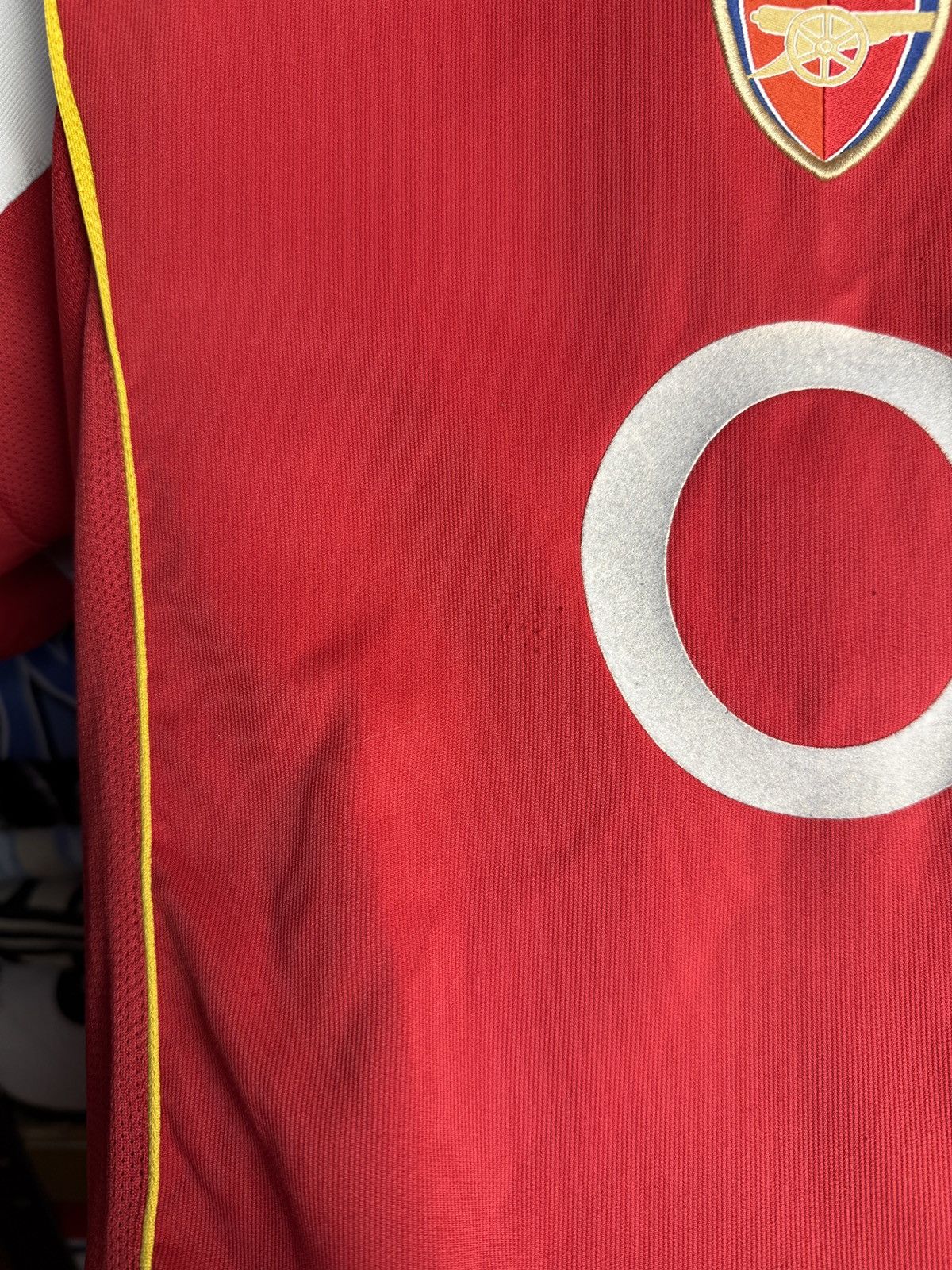 Nike 90s Nike Arsenal O2 Total 90 Soccer Jersey Y2K Drill 90s Size US S / EU 44-46 / 1 - 16 Thumbnail