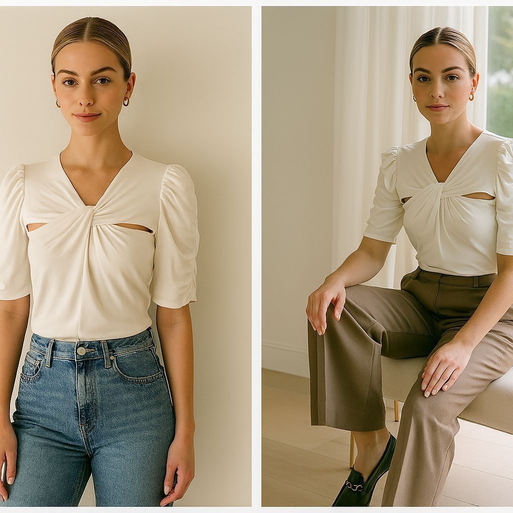 Other Walter Baker Women’s M Romantic Core Cutout Trend Puff Sleev Size M / US 6-8 / IT 42-44 - 1 Thumbnail