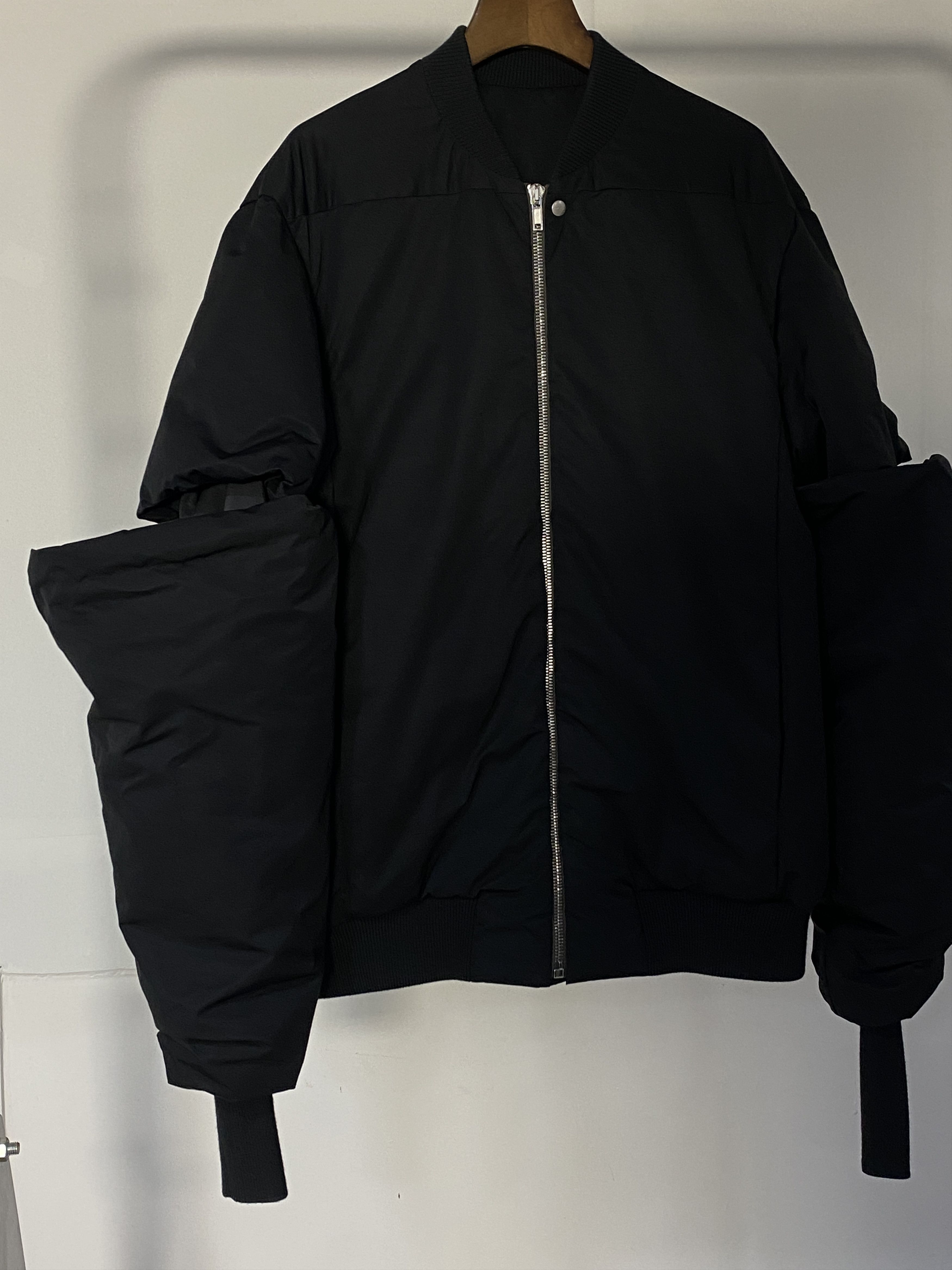 Rick Owens RICK OWENS GAUNTLET BOMBER JACKET Size US L / EU 52-54 / 3 - 3 Thumbnail