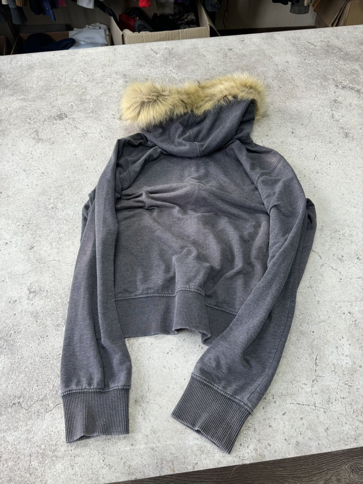 Japanese Brand Vintage Fur Hood LGB Number Nine Style Y2K Hoodie Size US S / EU 44-46 / 1 - 2 Thumbnail
