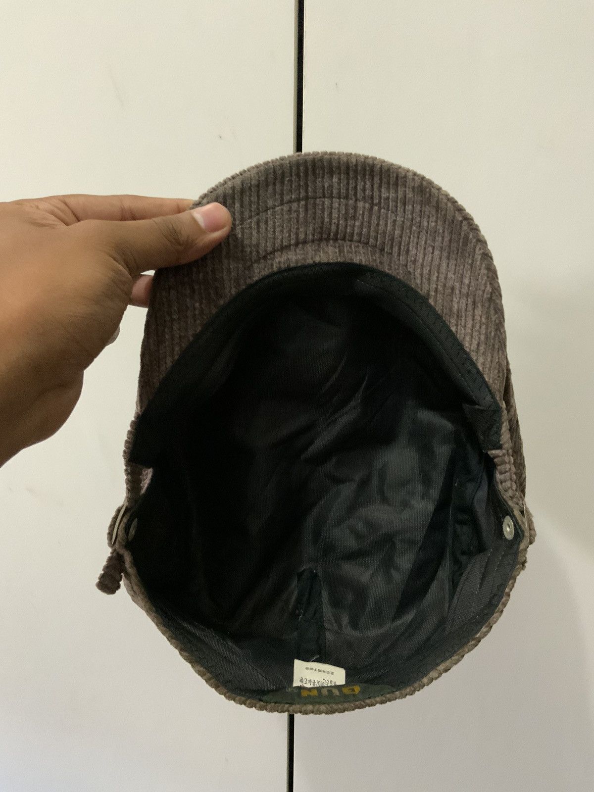 Japanese Brand GUN Corduroy Flat Head Baretta Hat Cap Size ONE SIZE - 7 Thumbnail