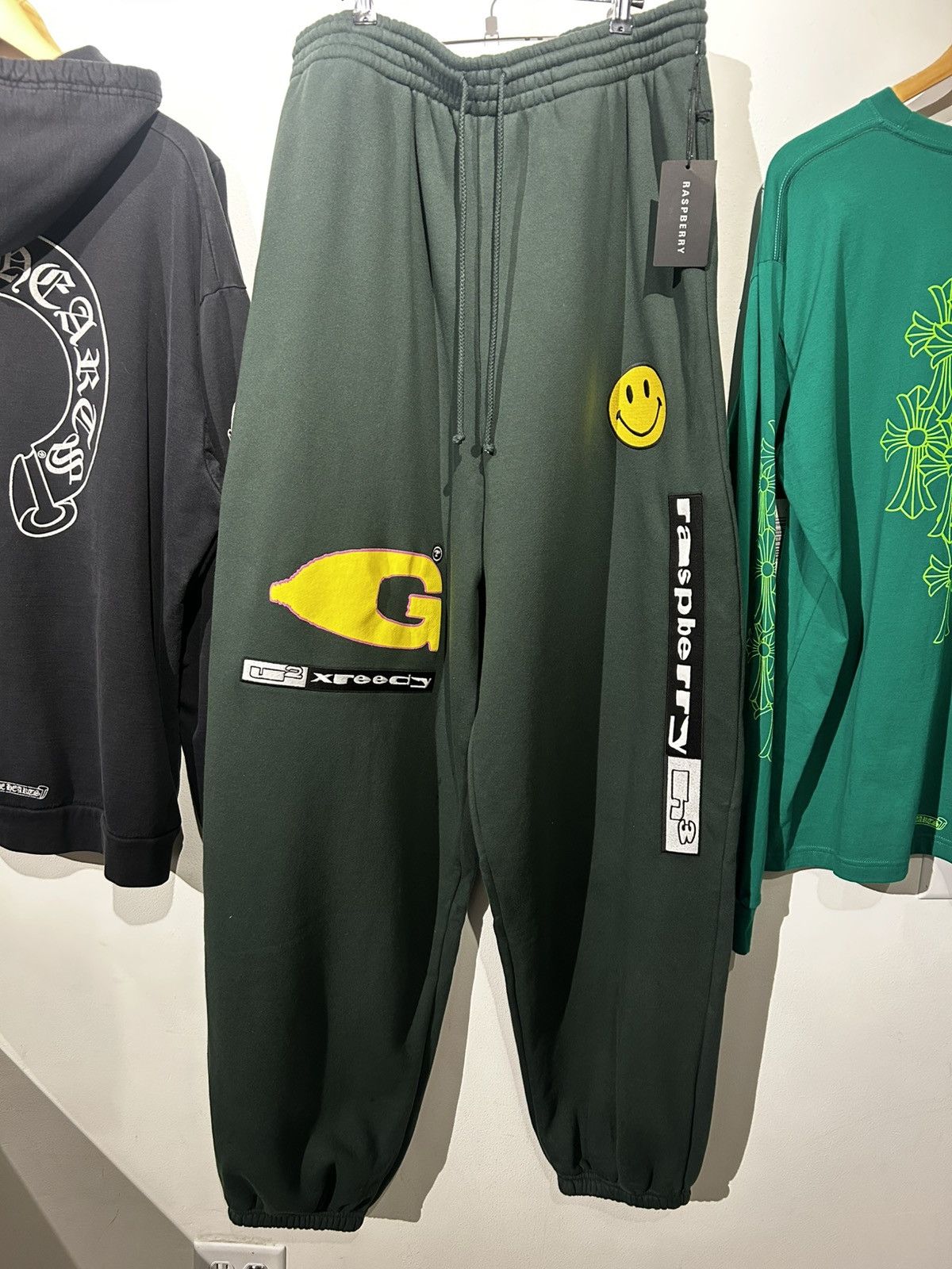 The GV Gallery The GV Gallery x Greedy Unit Garbage Sweatpants Green XL Size US 36 / EU 52 - 1 Thumbnail