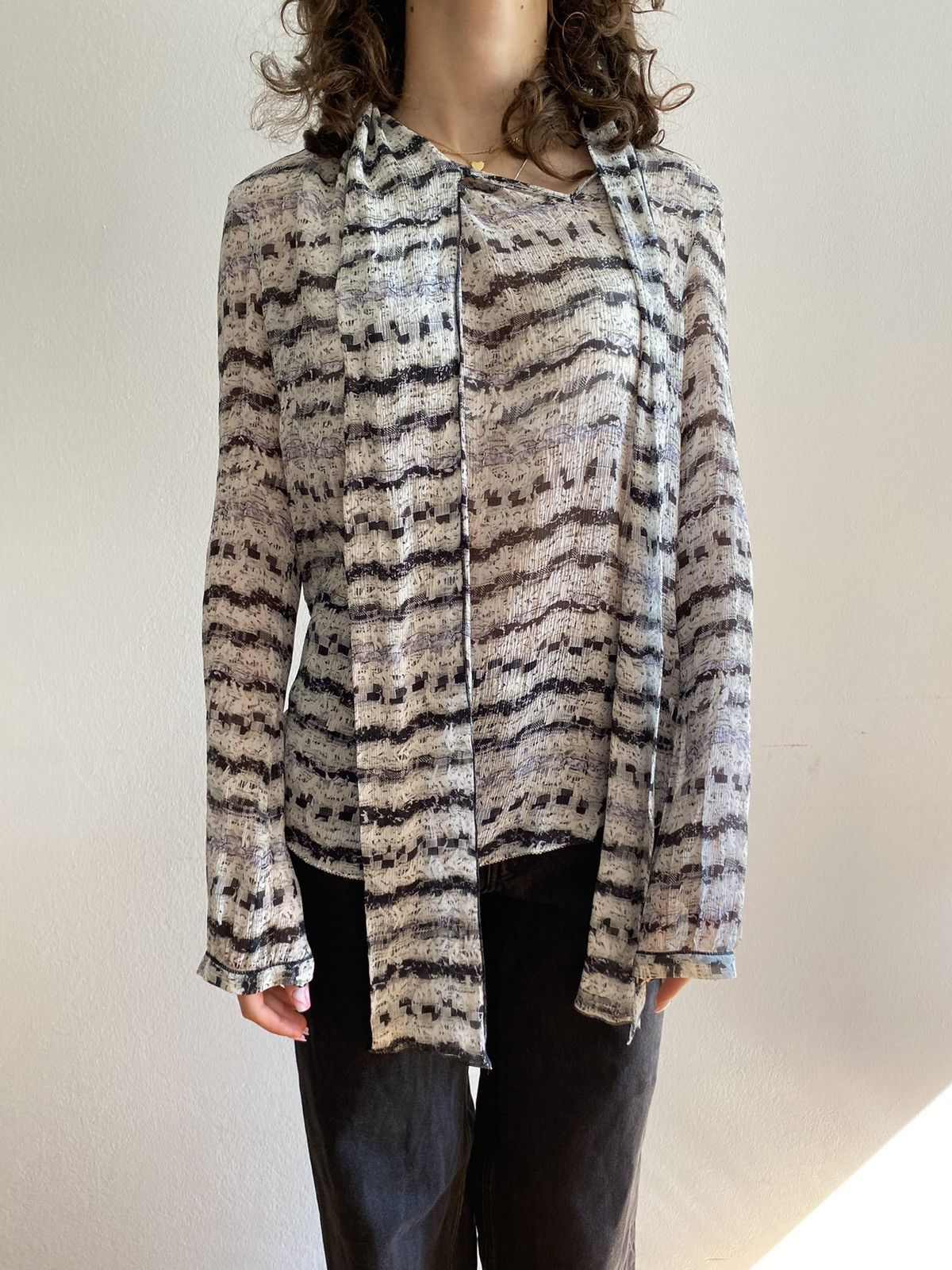 Iceberg ICEBERG Silk Blouse Size M / US 6-8 / IT 42-44 - 5 Thumbnail