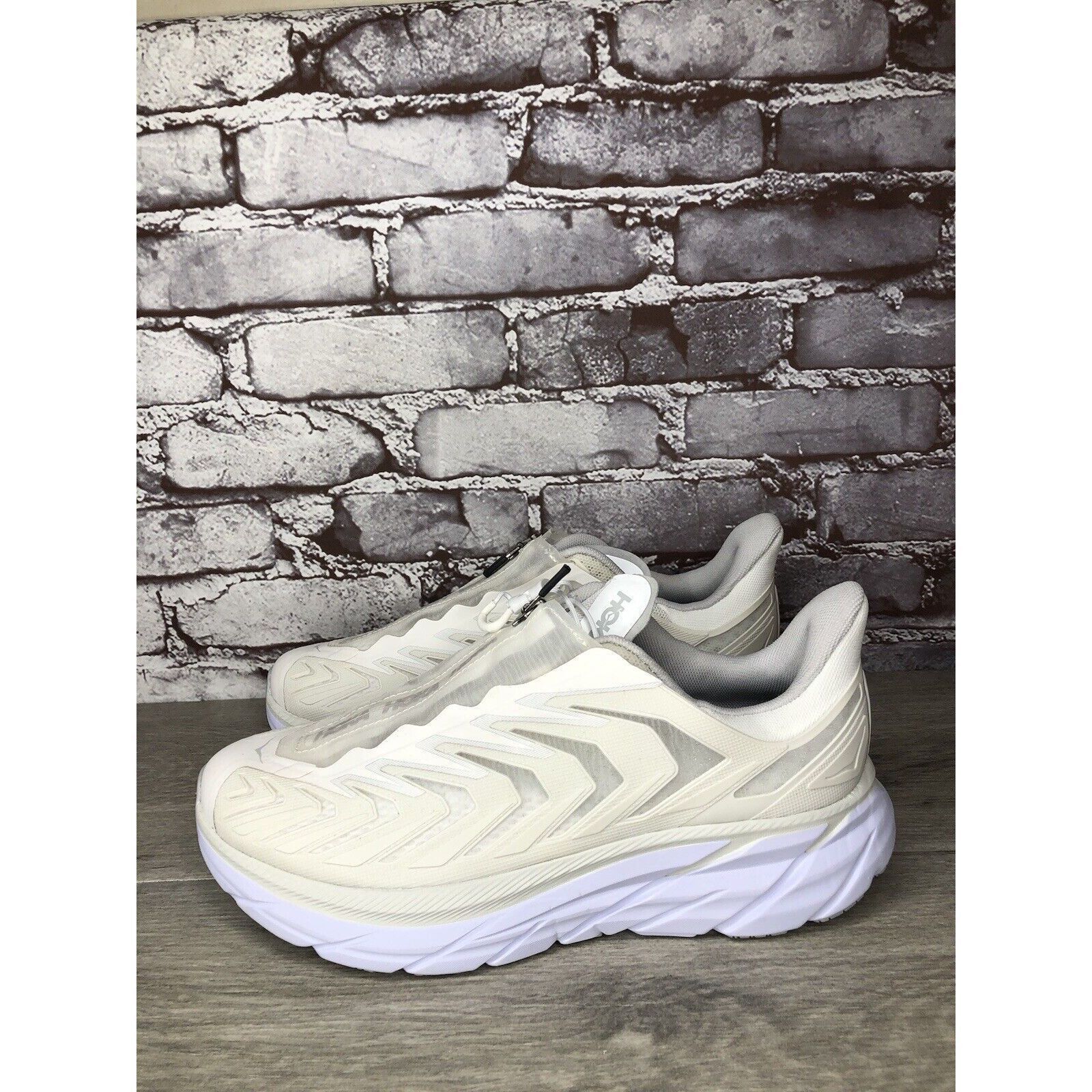 Hoka HOKA Project Clifton Blanc de Blanc Lunar Rock White Mesh Ce Size US 9 / IT 39 - 19 Thumbnail