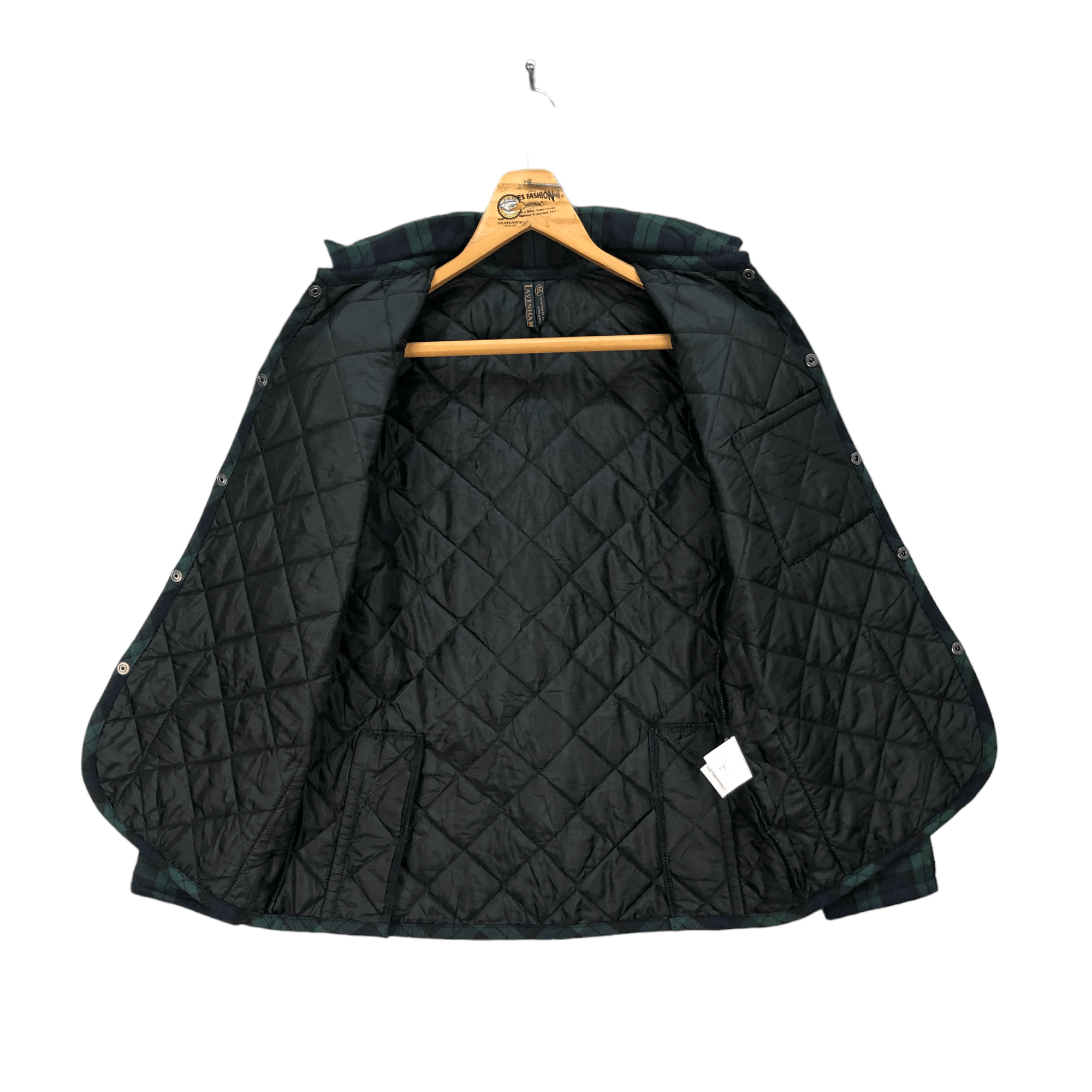 Lavenham LAVENHAM SUFFOLK GREEN CHECKED QUILTED JACKET #5314-183 Size US XS / EU 42 / 0 - 6 Thumbnail