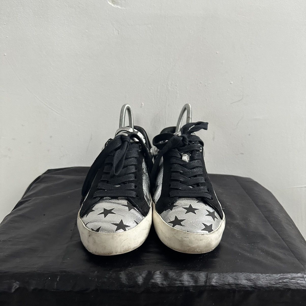 Zadig & Voltaire Zadig & Voltaire Lightning Leather Low-Top Sneakers Size US 8 / IT 38 - 4 Thumbnail