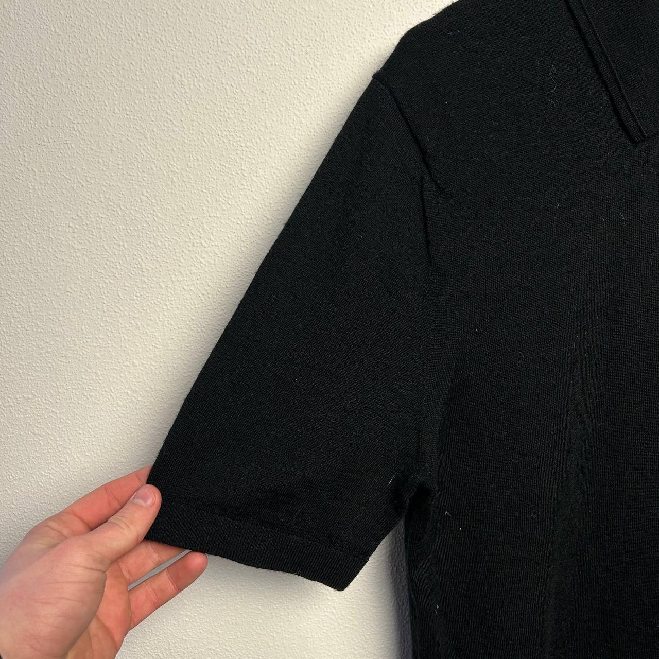 Reiss Luxuey Reiss 1/3 zip designer oldmoney streetwear wool polo Size US M / EU 48-50 / 2 - 6 Thumbnail