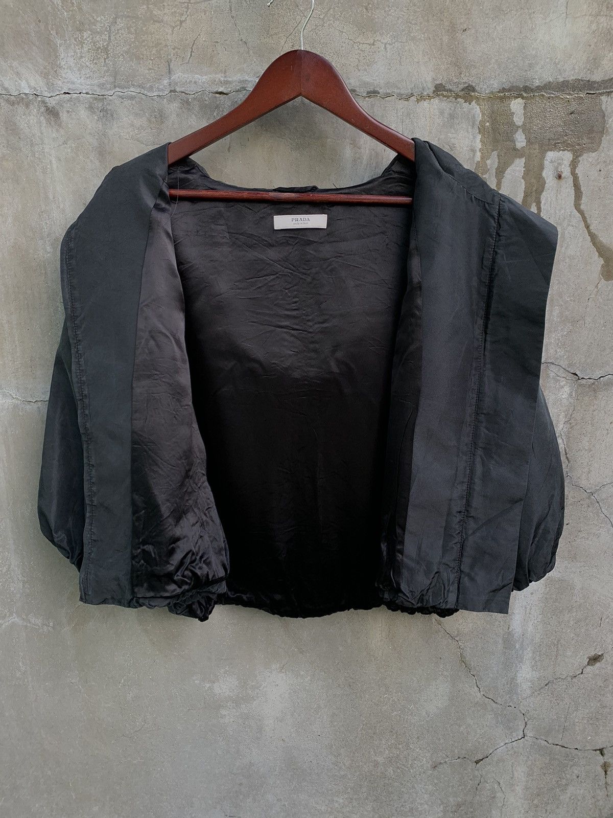 2006 Bubble Cut Cropped Hooded Jacket