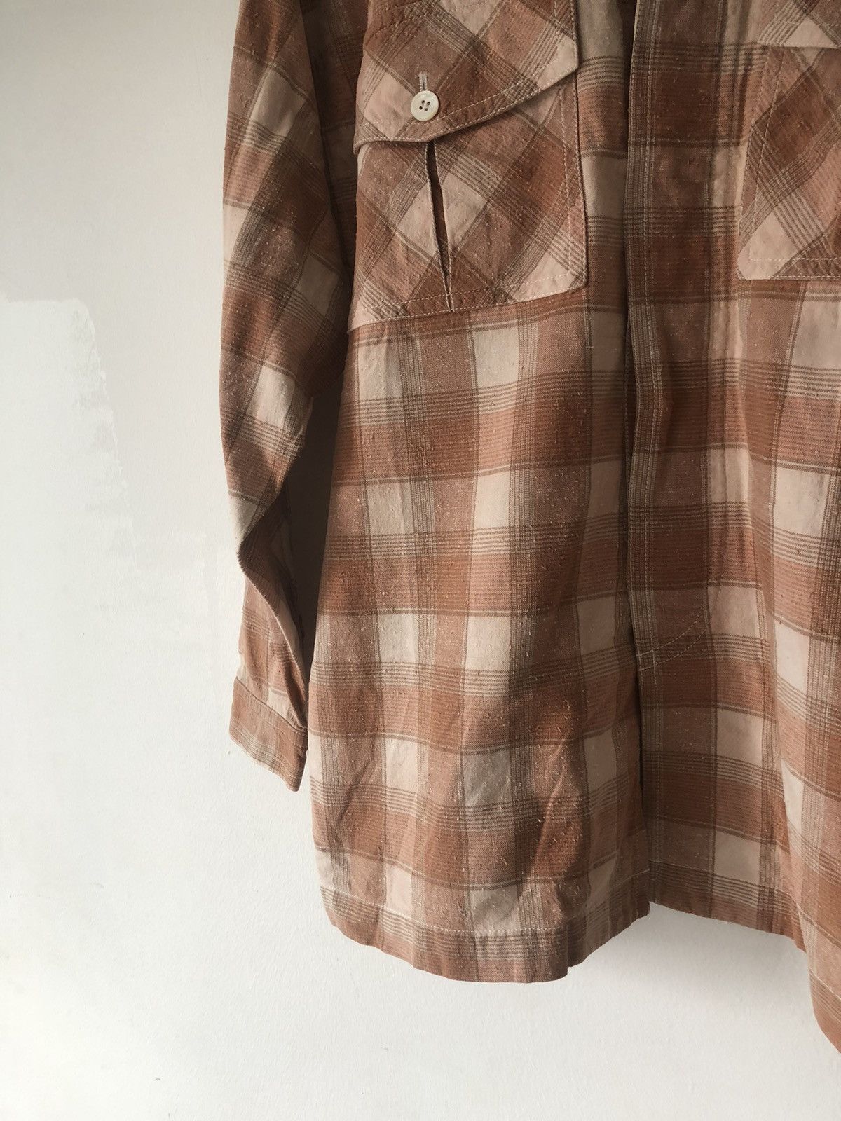 Issey Miyake × Pleats Please Issey Miyake Vintage flannel Size US M / EU 48-50 / 2 - 3 Thumbnail