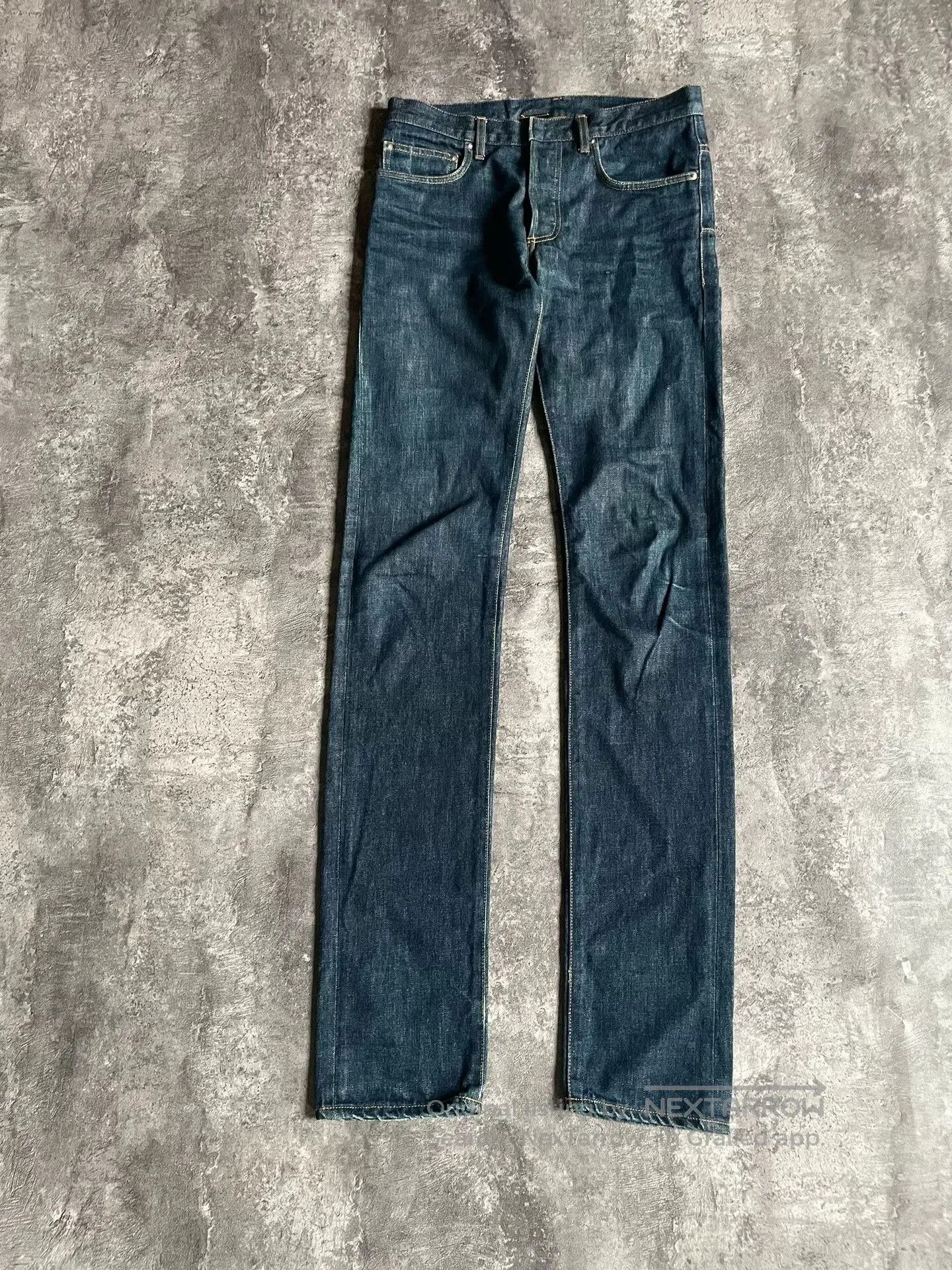 Dior Dior Homme Dark Blue Denim Jeans. Size US 29 - 1 Thumbnail