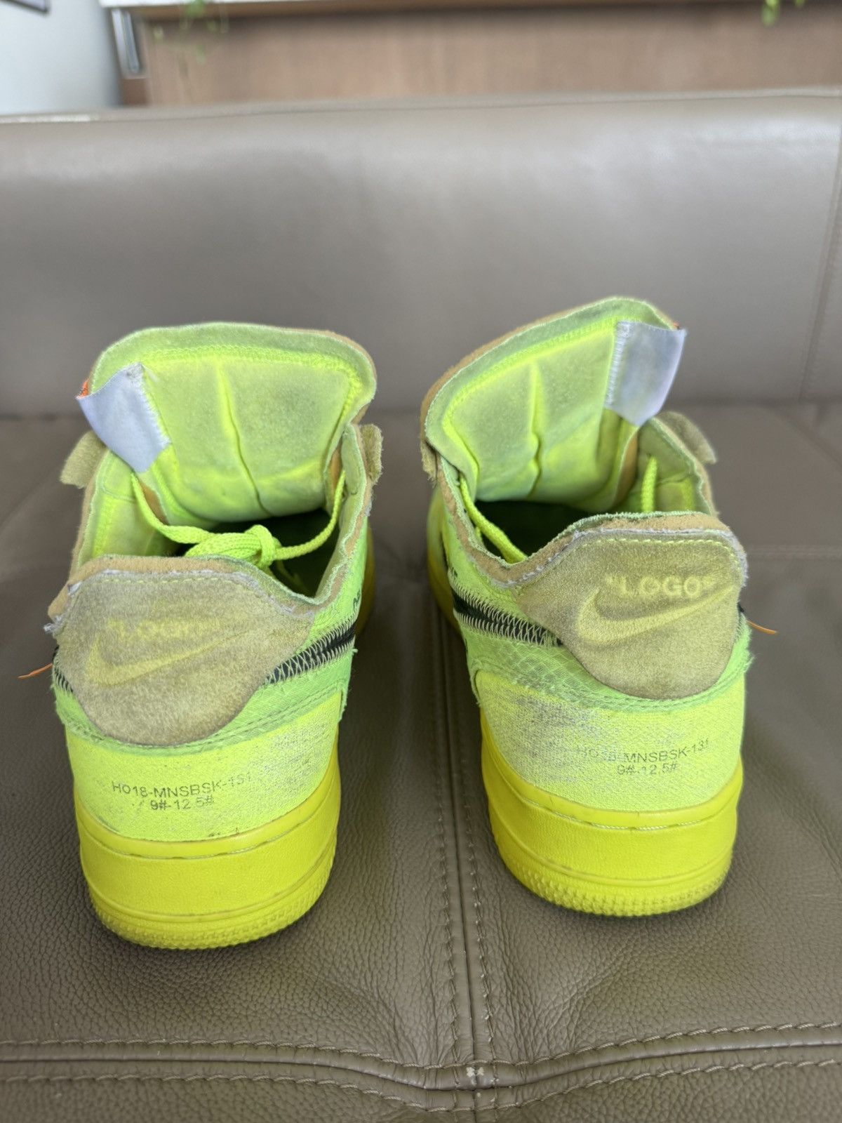 Nike × Off-White Nike X Off white AF1 Volt Size US 9.5 / EU 42-43 - 4 Thumbnail