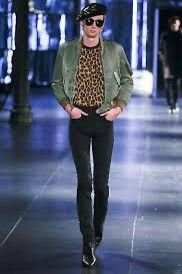 Hedi Slimane × Saint Laurent Paris FW15 Leopard Knit Sweater XL Size US XL / EU 56 / 4 - 7 Thumbnail