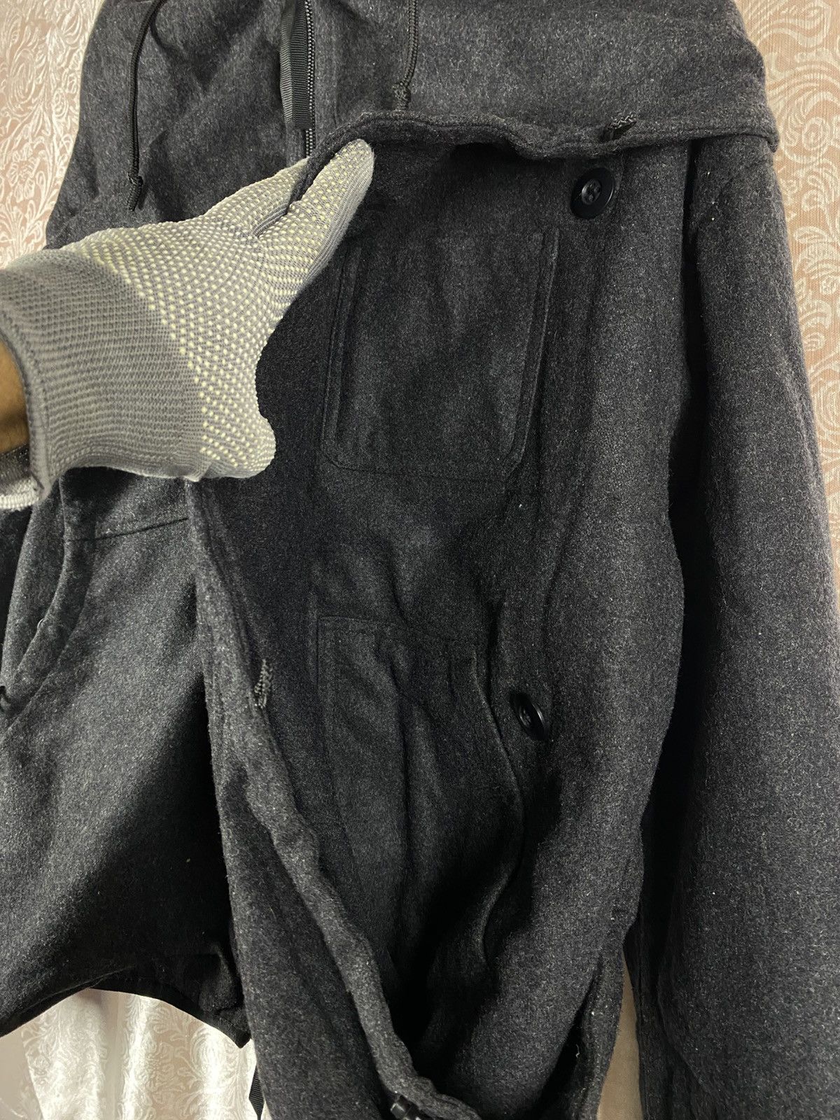 Final Home FINAL HOME Black Hooded Technical Jacket Issey Miyake Size US M / EU 48-50 / 2 - 6 Thumbnail