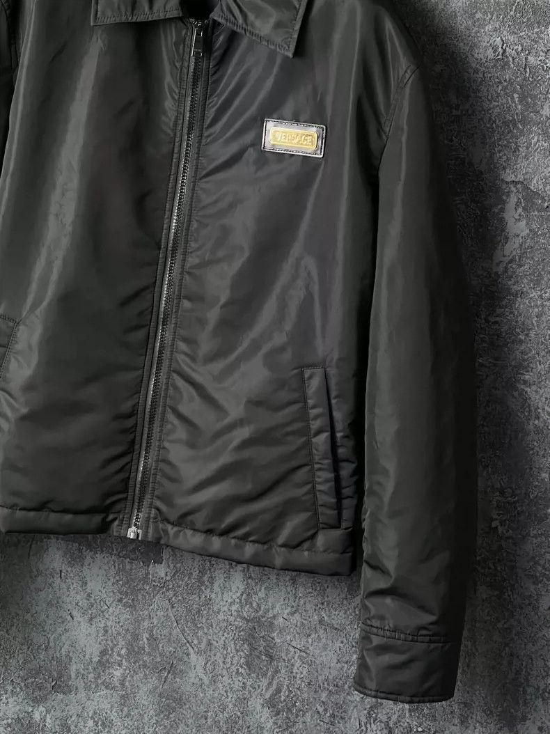 Versace Versace Leather logo lapel jacket Size S / US 4 / IT 40 - 4 Thumbnail
