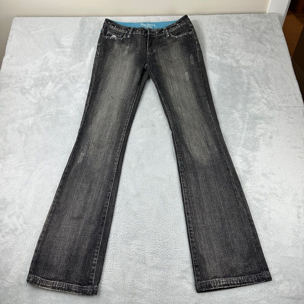 Pepe Jeans Pepe Jeans Low Rise Y2K Style Boot Cut Jeans Women’s Size 2 Size 28" / US 6 / IT 42 - 8 Thumbnail