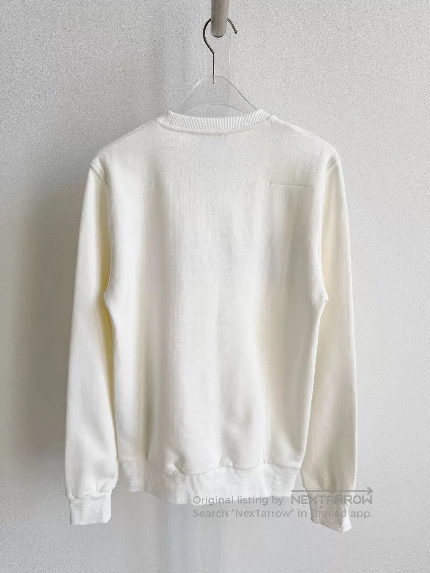 Dior Dior White Flocked Logo Bee Sweatshirt. Size XXS / US 00 / IT 34 - 2 Thumbnail
