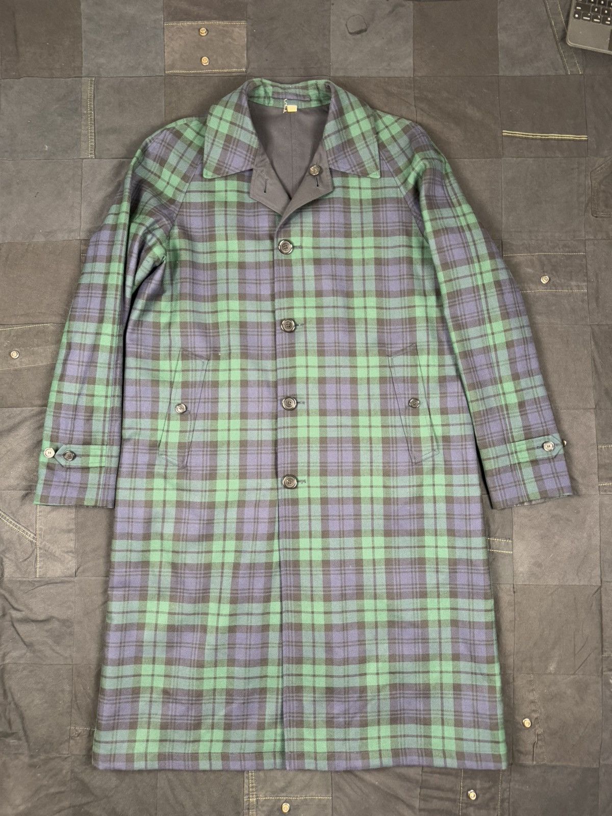 Burberry Reversible Plaid Trench Coat Size US L / EU 52-54 / 3 - 1 Thumbnail