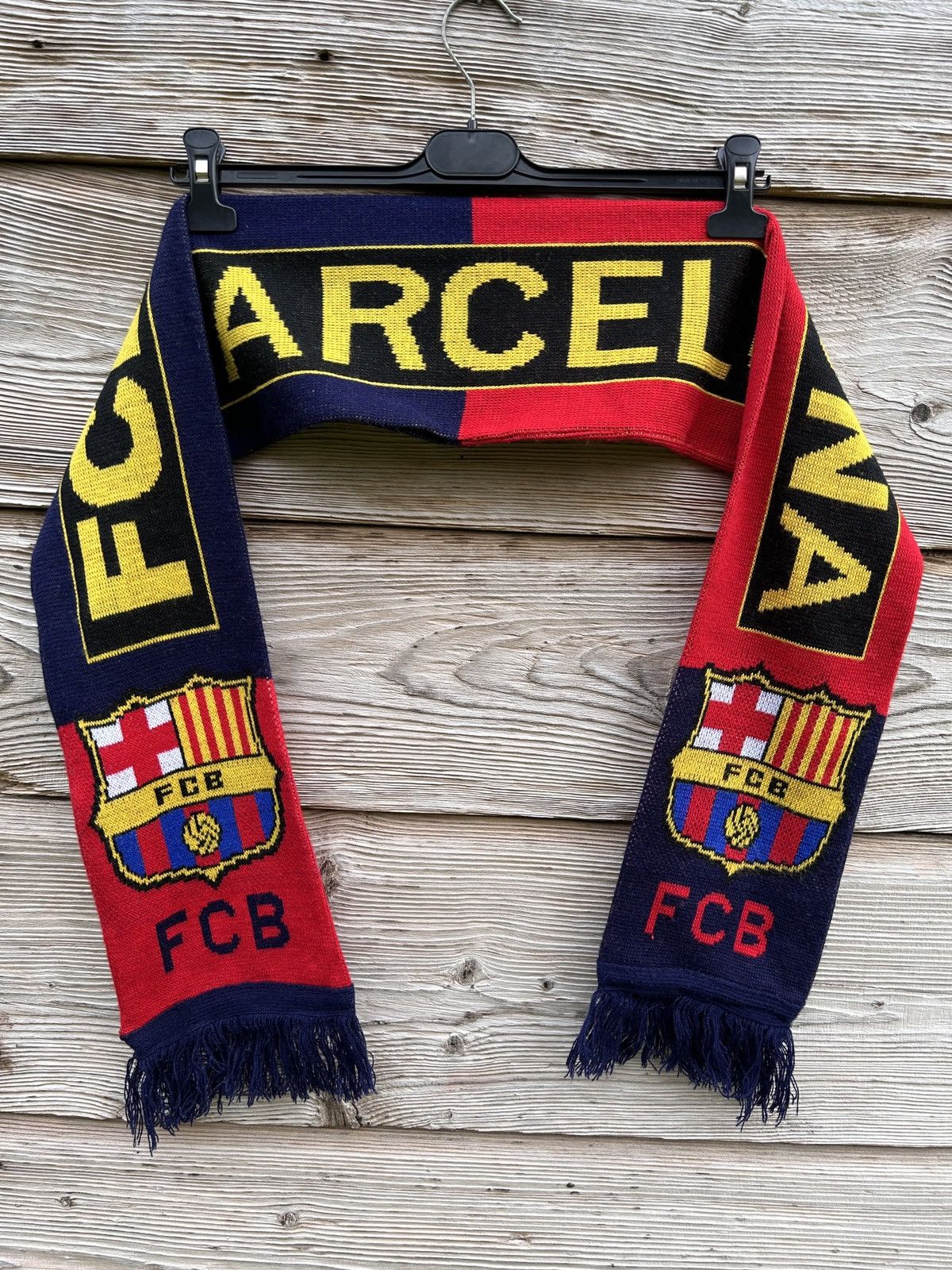 Other Vintage FC Barcelona FCB Barca Fanwear Soccer Scarf Muffler Size ONE SIZE - 1 Thumbnail