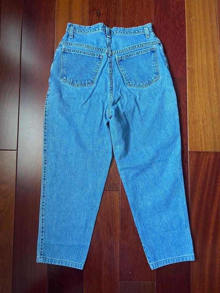 Vintage Vintage Sasson Women's Tapered Leg Mom Jeans Size 27" / US 4 / IT 40 - 3 Thumbnail