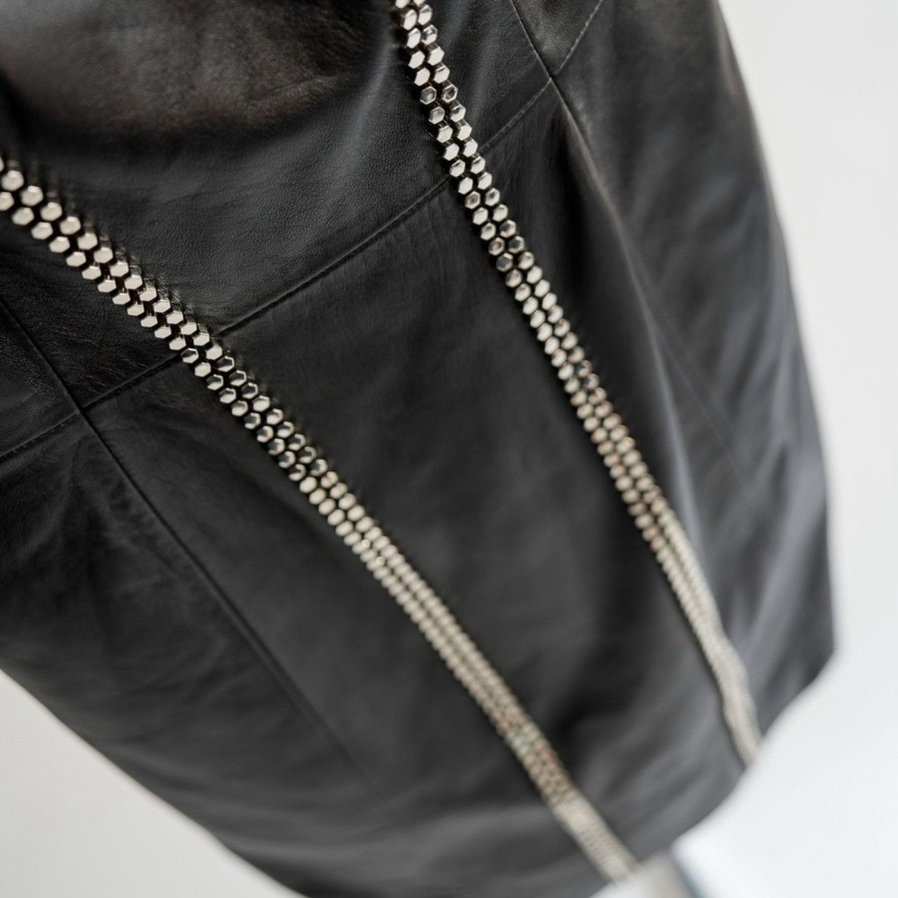 Philipp Plein Phillip Plein Couture Full Grain Leather Studded Mini Dress Size M / US 6-8 / IT 42-44 - 15 Thumbnail